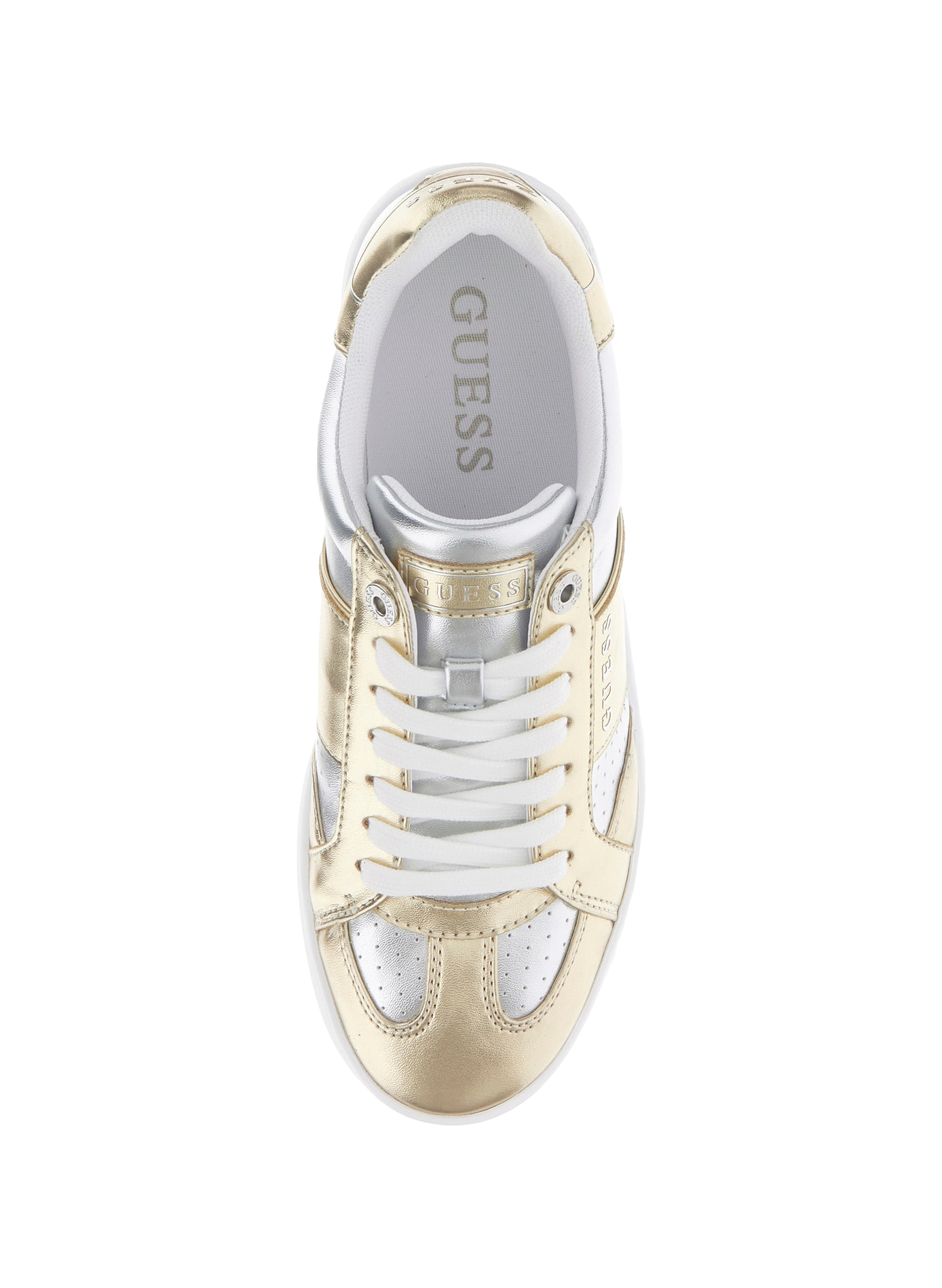 Baskets Jrone brillantes GUESS Golden