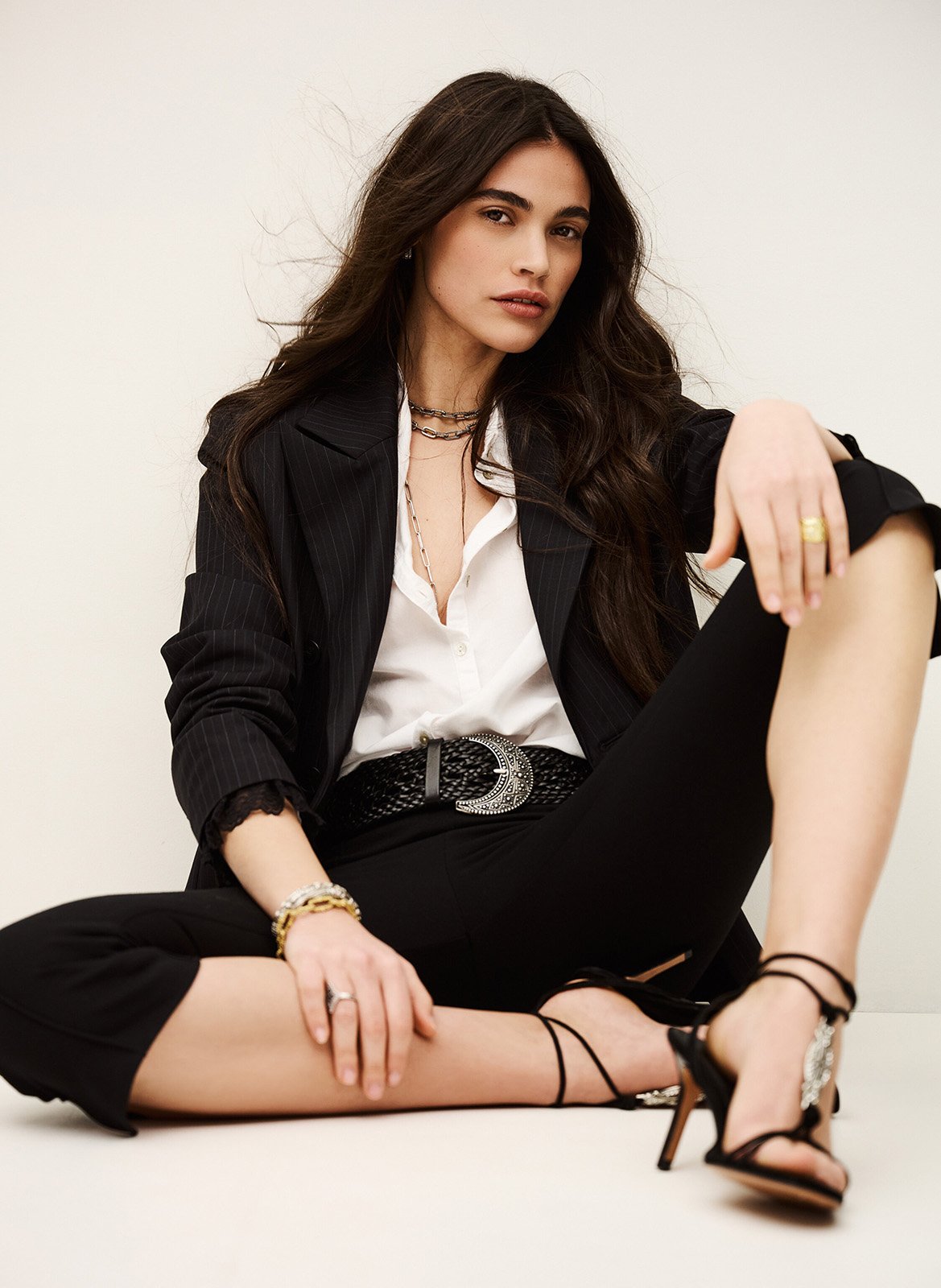 Veste col tailleur coline BA&SH Bleu
