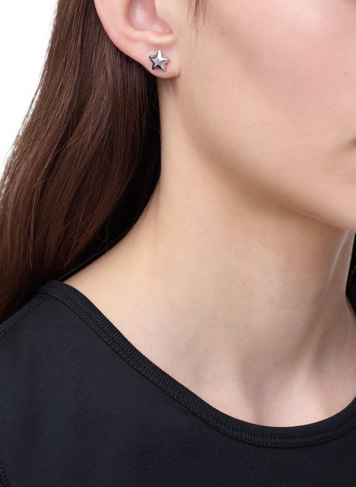 Boucles d'oreilles studs The Star Baloon MARC JACOBS Argent