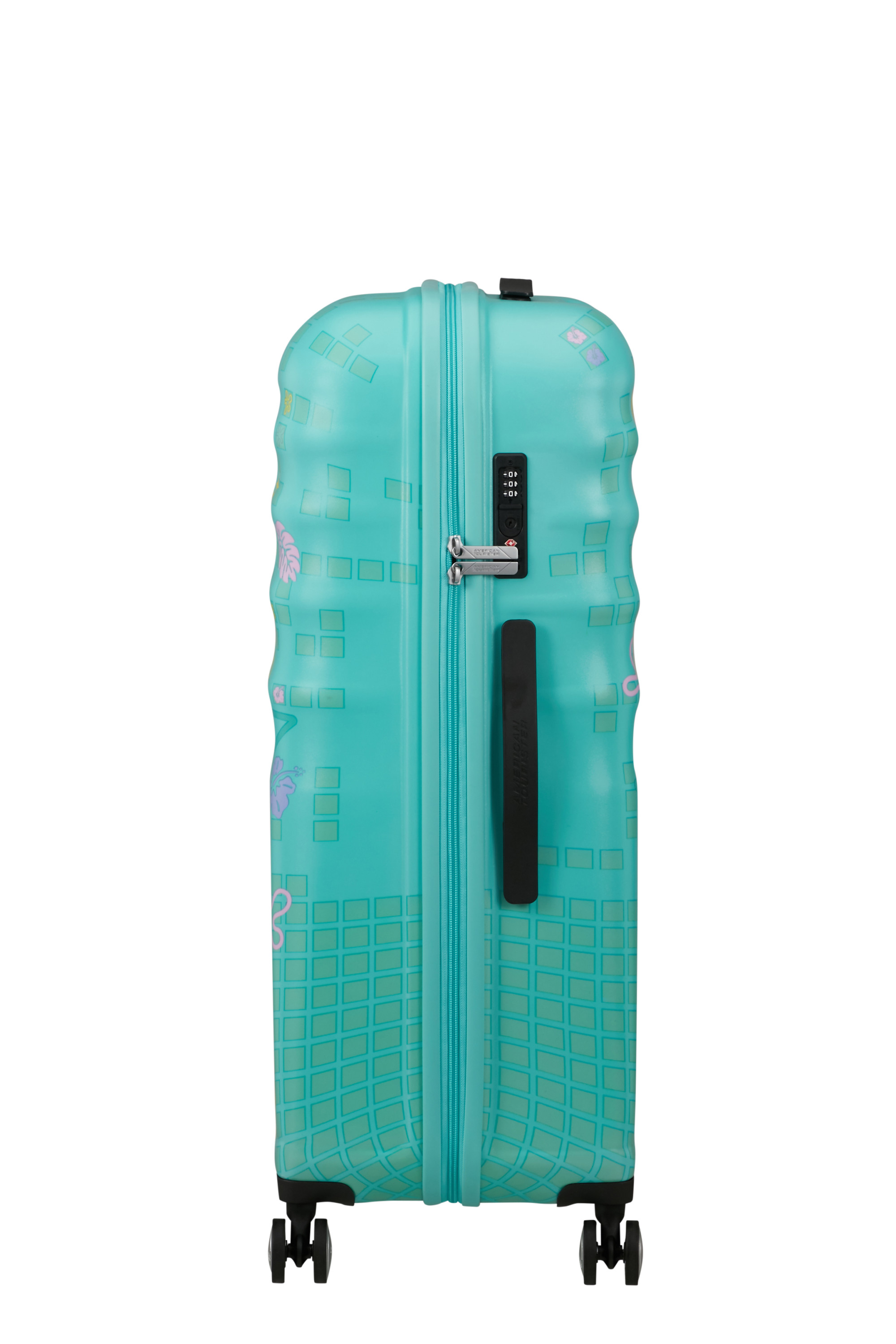 Wavebreaker disney valise 4 roues taille l AMERICAN TOURISTER Bleu
