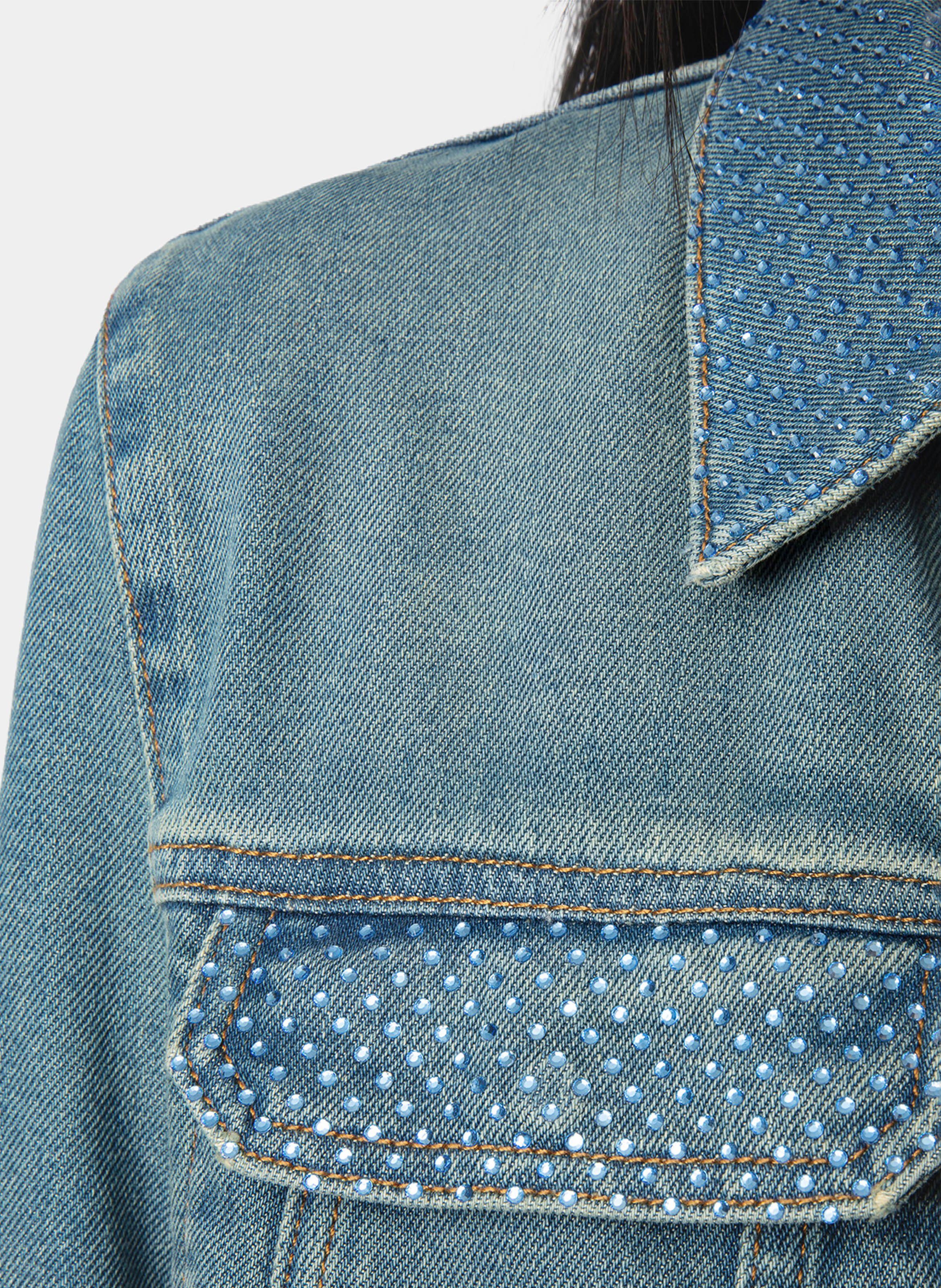 Klassieke jas met kraag van katoenmix kioky ZADIG&VOLTAIRE Blauw