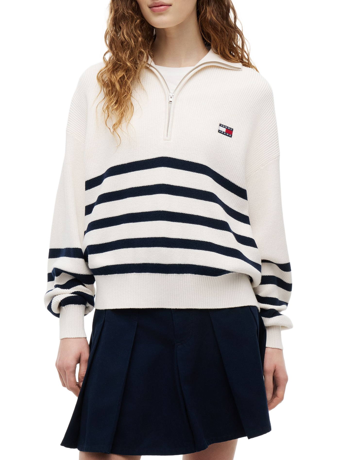 Classic cotton crew neck sweater TOMMY HILFIGER Multicolour