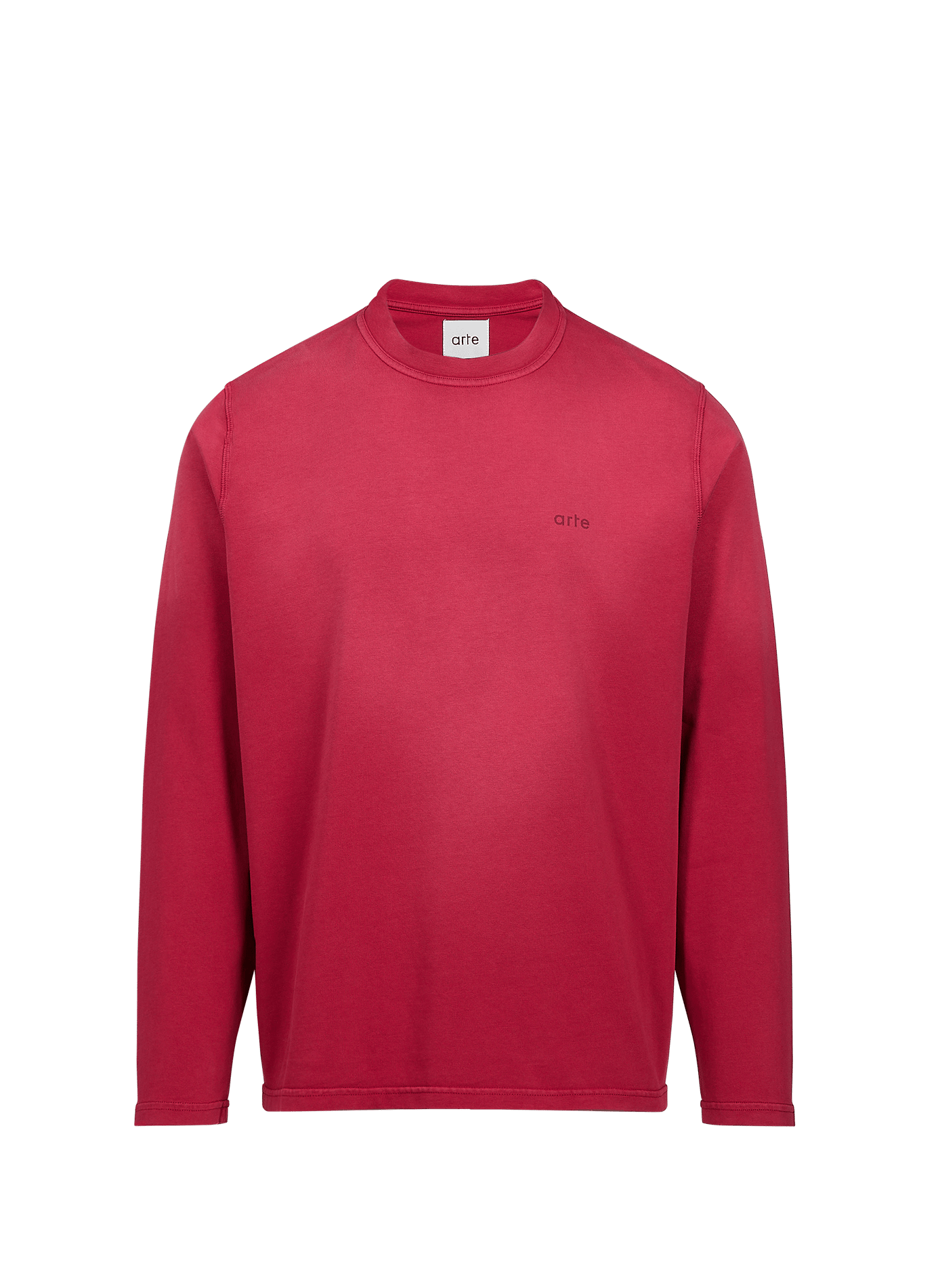 Rundhalsausschnitt T-Shirt aus Baumwolle ARTE ANTWERP Rot