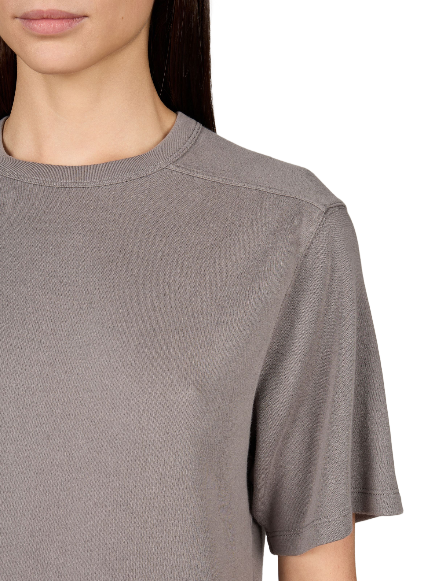 Cotton crew neck t-shirt RICK OWENS Grey