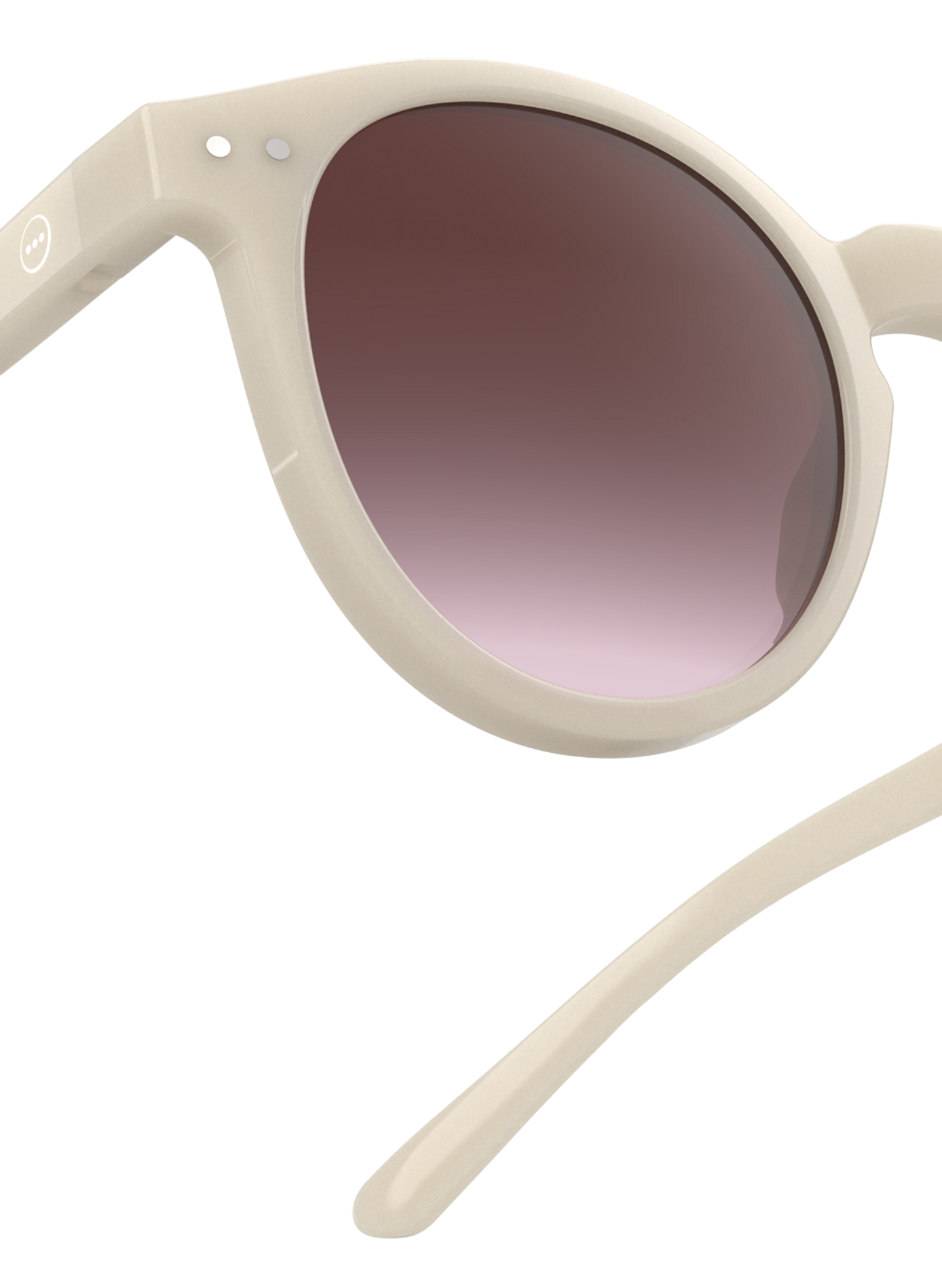 Round Sunglasses IZIPIZI White
