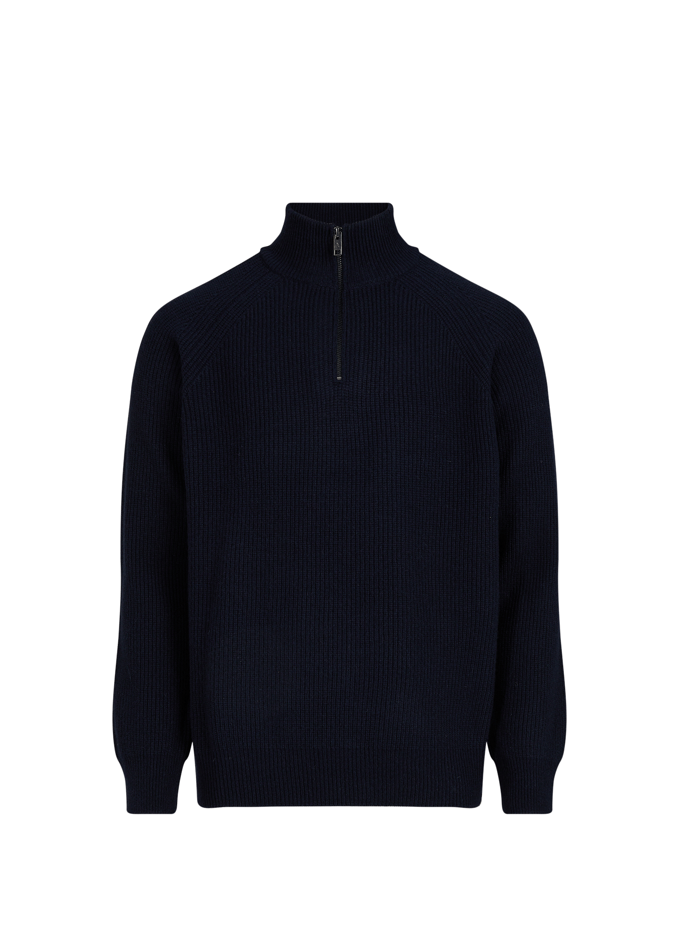 Straight-cut wool high-neck sweater AIGLE Blue