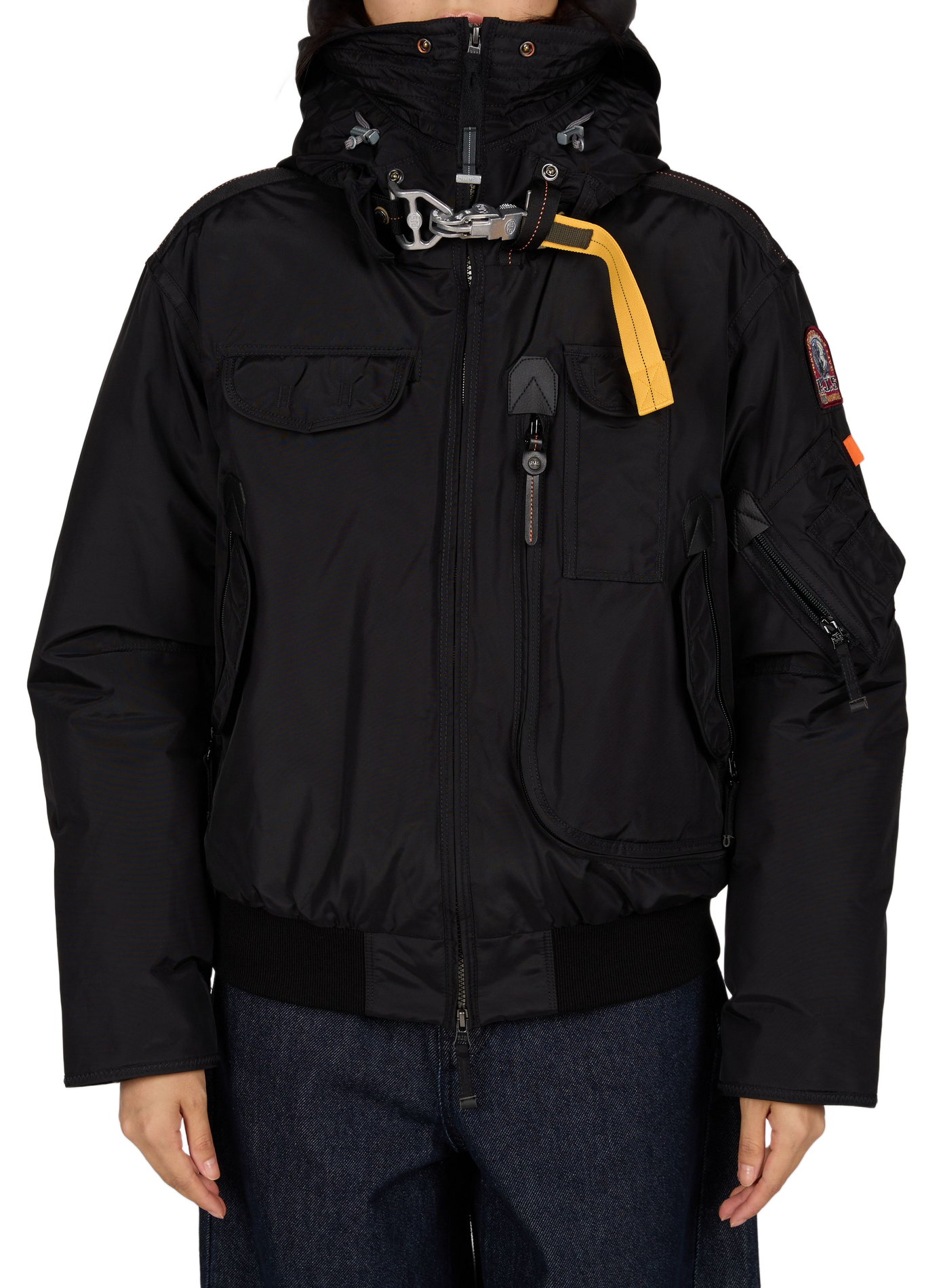 Gobi hooded jacket PARAJUMPERS Black