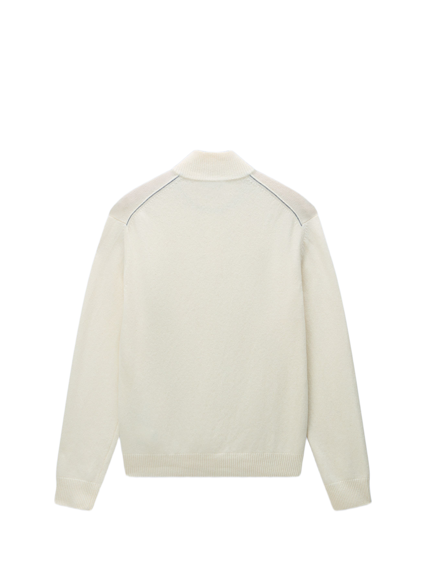 Straight wool-blend high-neck sweater NAPAPIJRI Beige