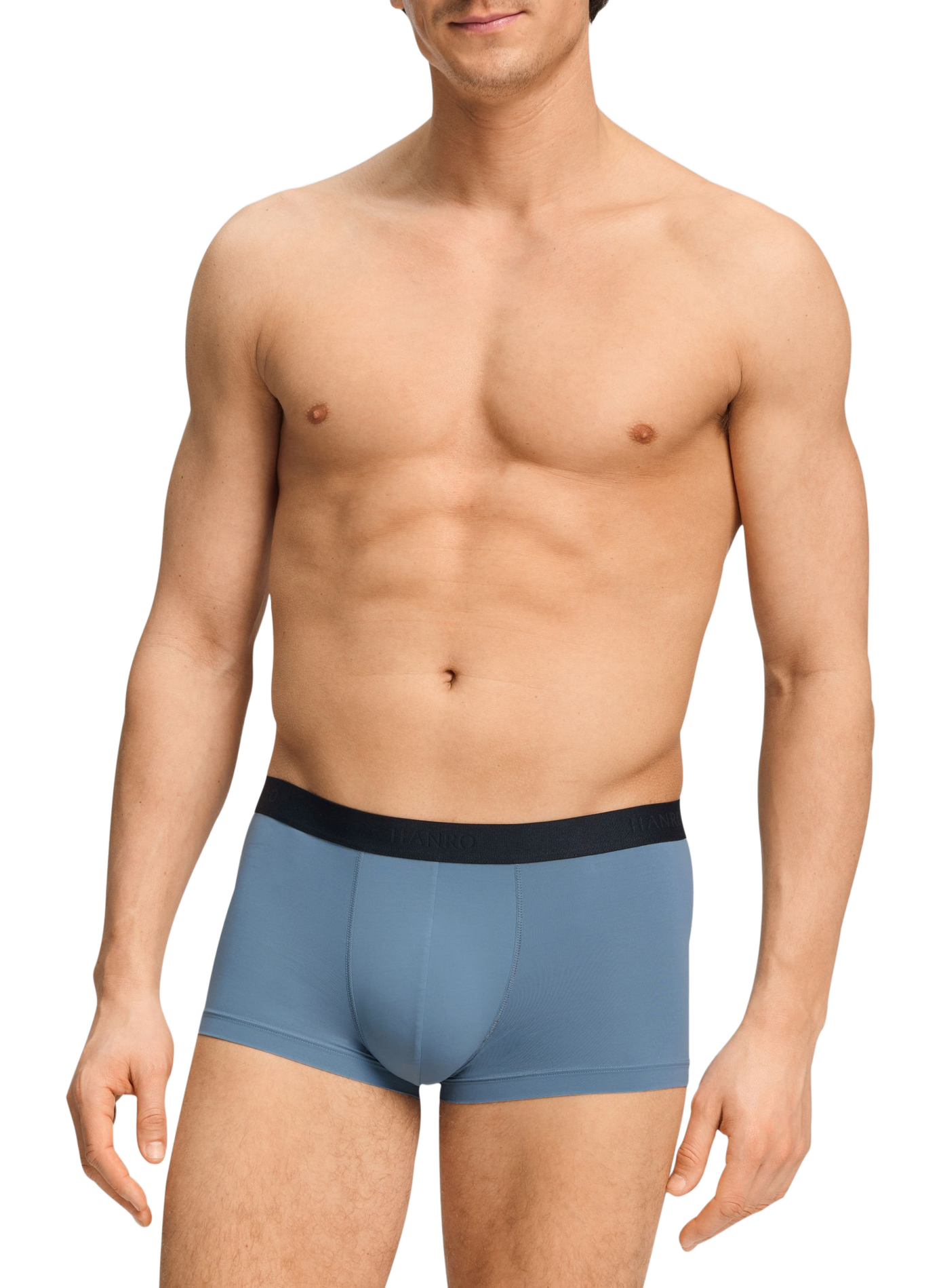 Unikleurige boxershort | Blauw HANRO Heren