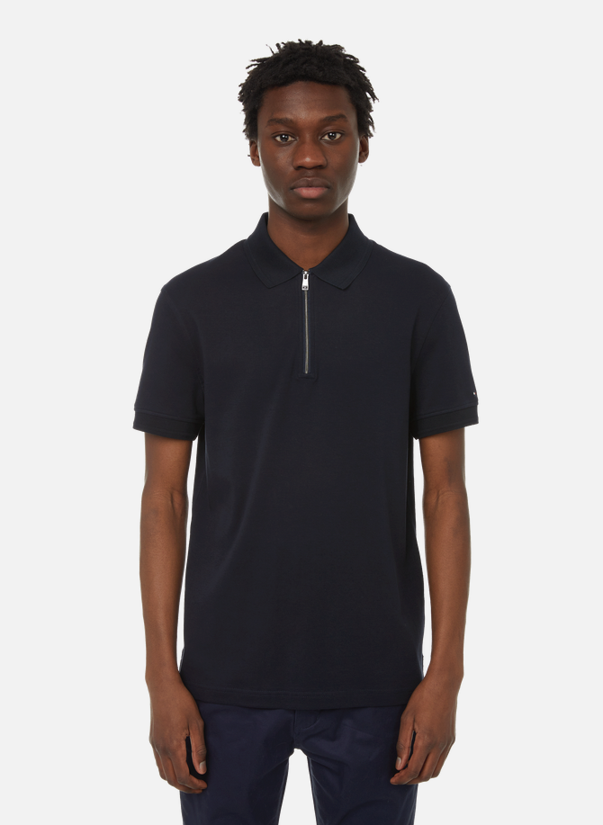 Zip-neck polo shirt TOMMY HILFIGER