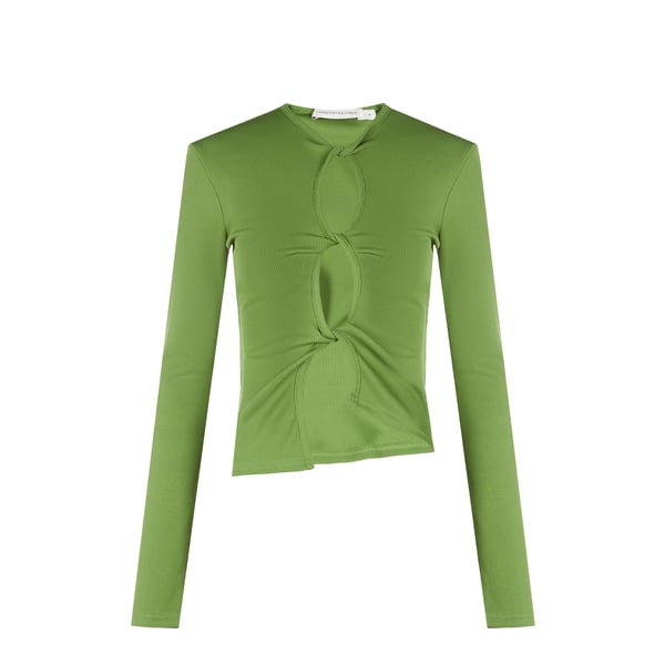 T-shirt avec découpe à l'avant