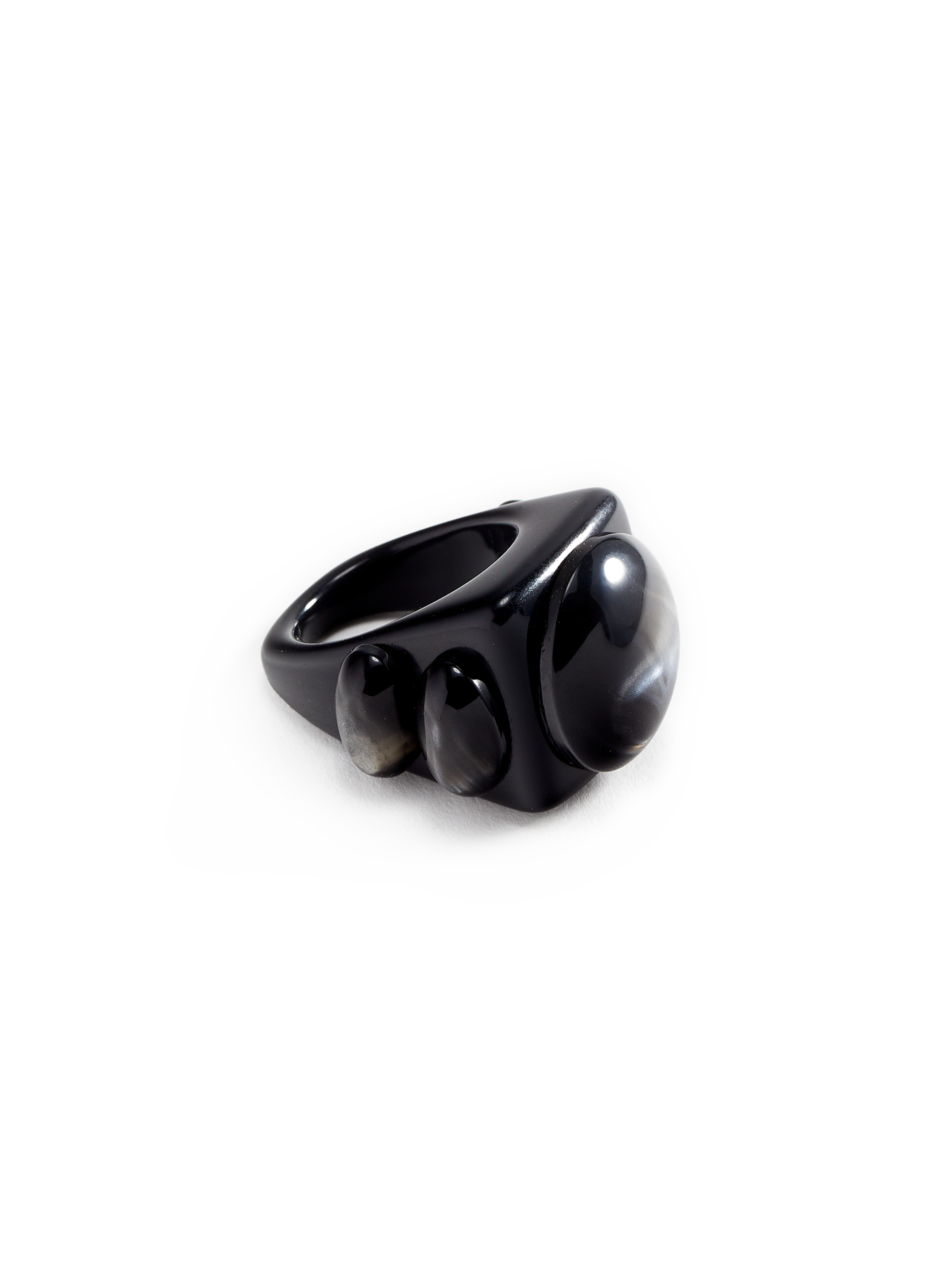 Dark Vader ring LA MANSO Black