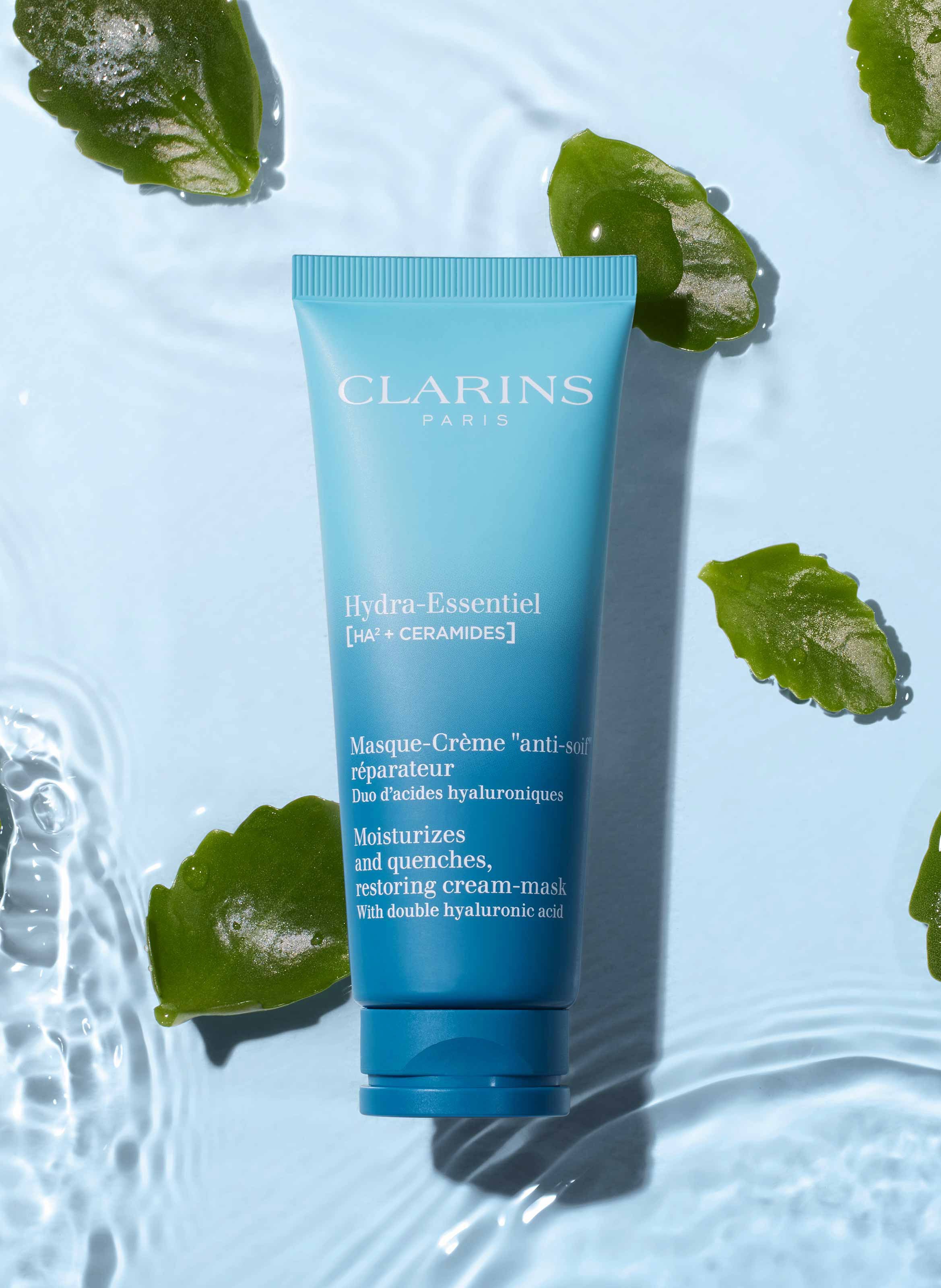 Hydra-Essentiel[HA²+ CERAMIDES]Masque-Crème « anti-soif » réparateur. CLARINS No color