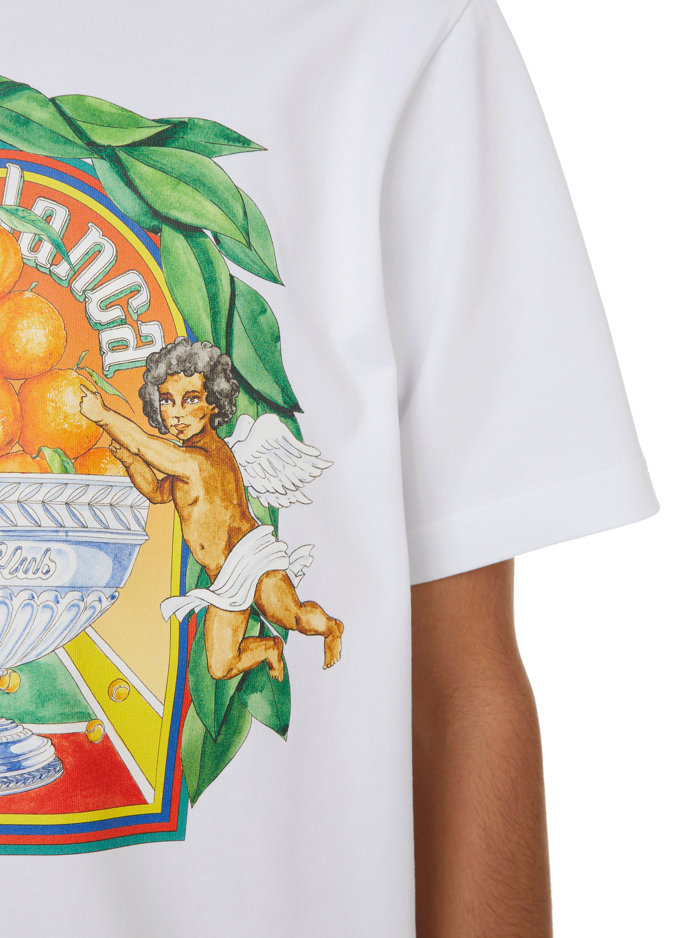 Printed cotton T-shirt  CASABLANCA PARIS White