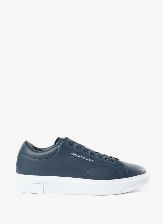 Baskets en cuir Bleu Armani exchange Homme