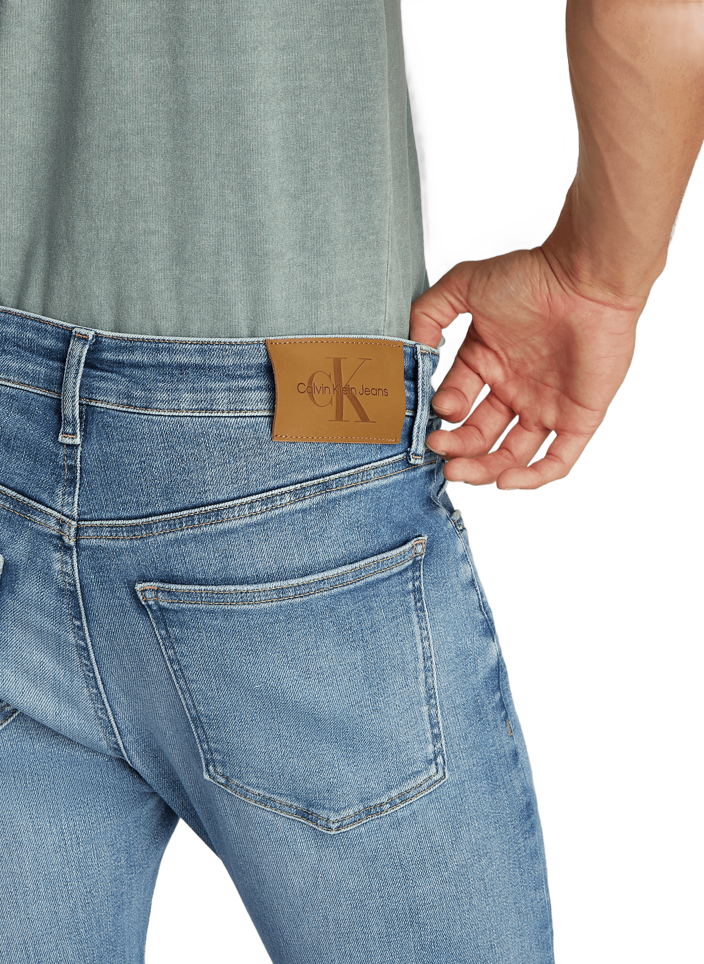 Cotton T-shirt CALVIN KLEIN White