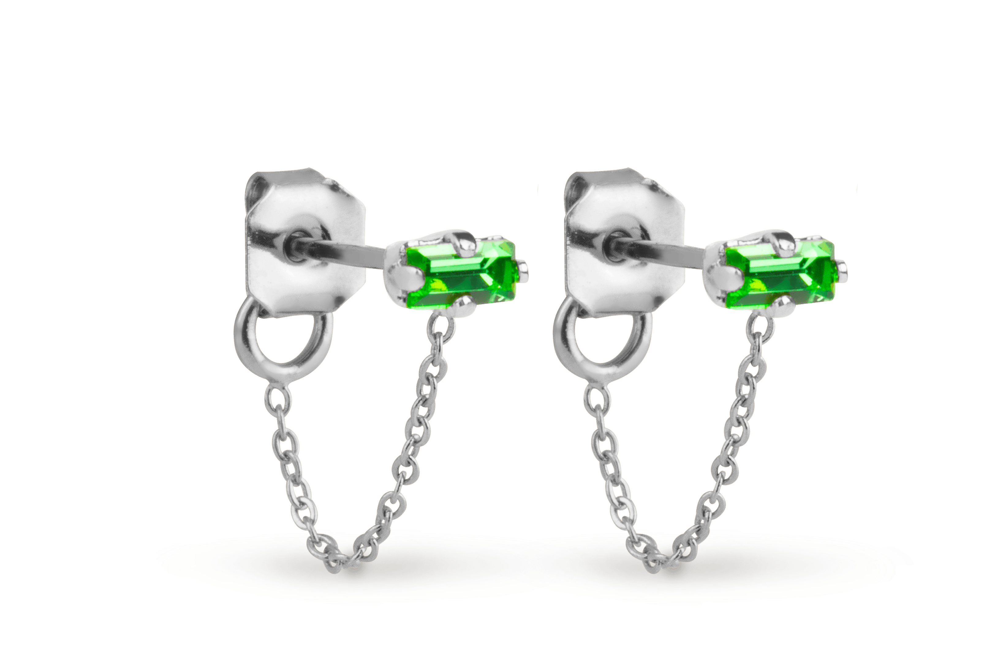 Paire de boucles d'oreilles blaise APRIL PLEASE Argent