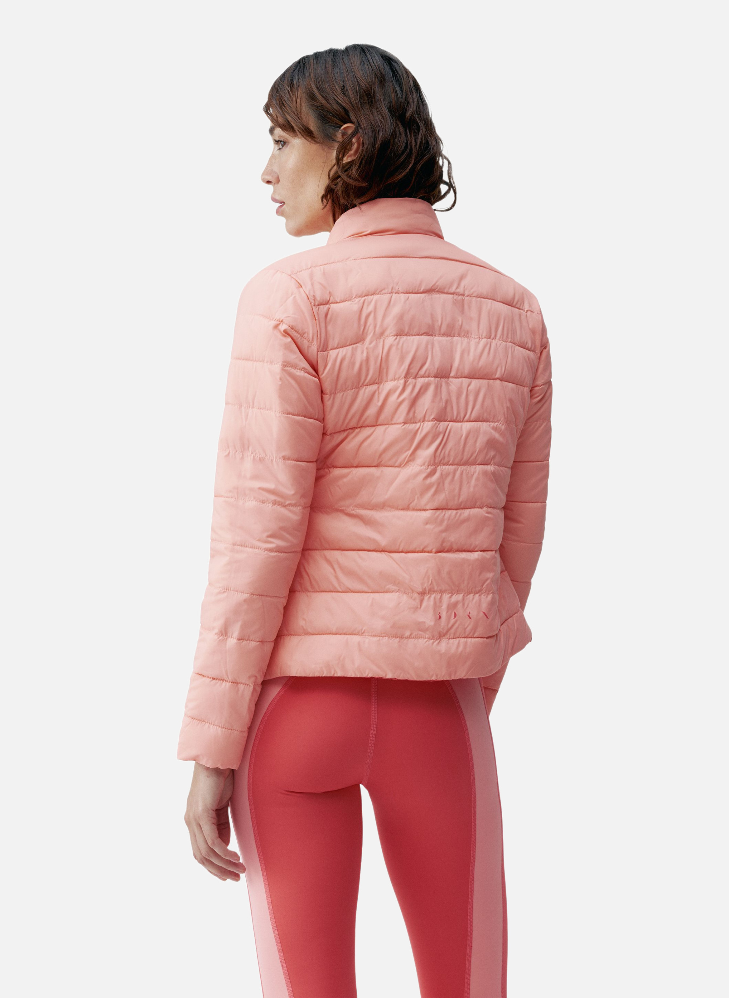 Veste de sport boutonné performance athleisure lyra BORN LIVING YOGA Rose