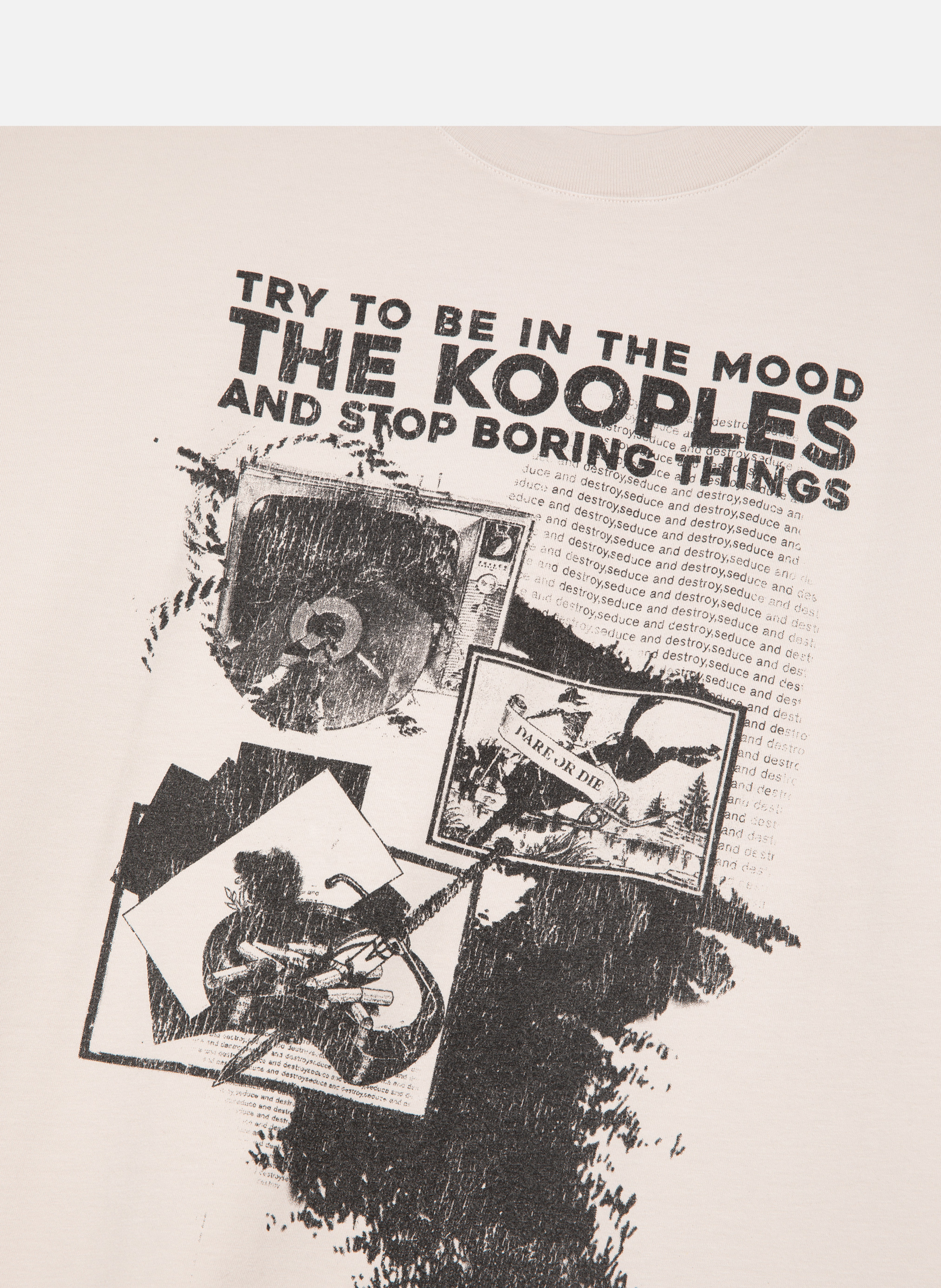 T-shirt avec sérigraphie THE KOOPLES Gris