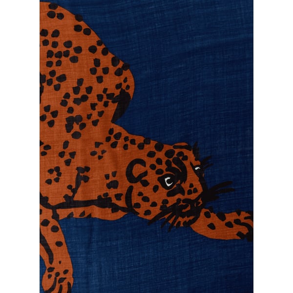 Inouitoosh Foulard Imprimé En Laine In Blue