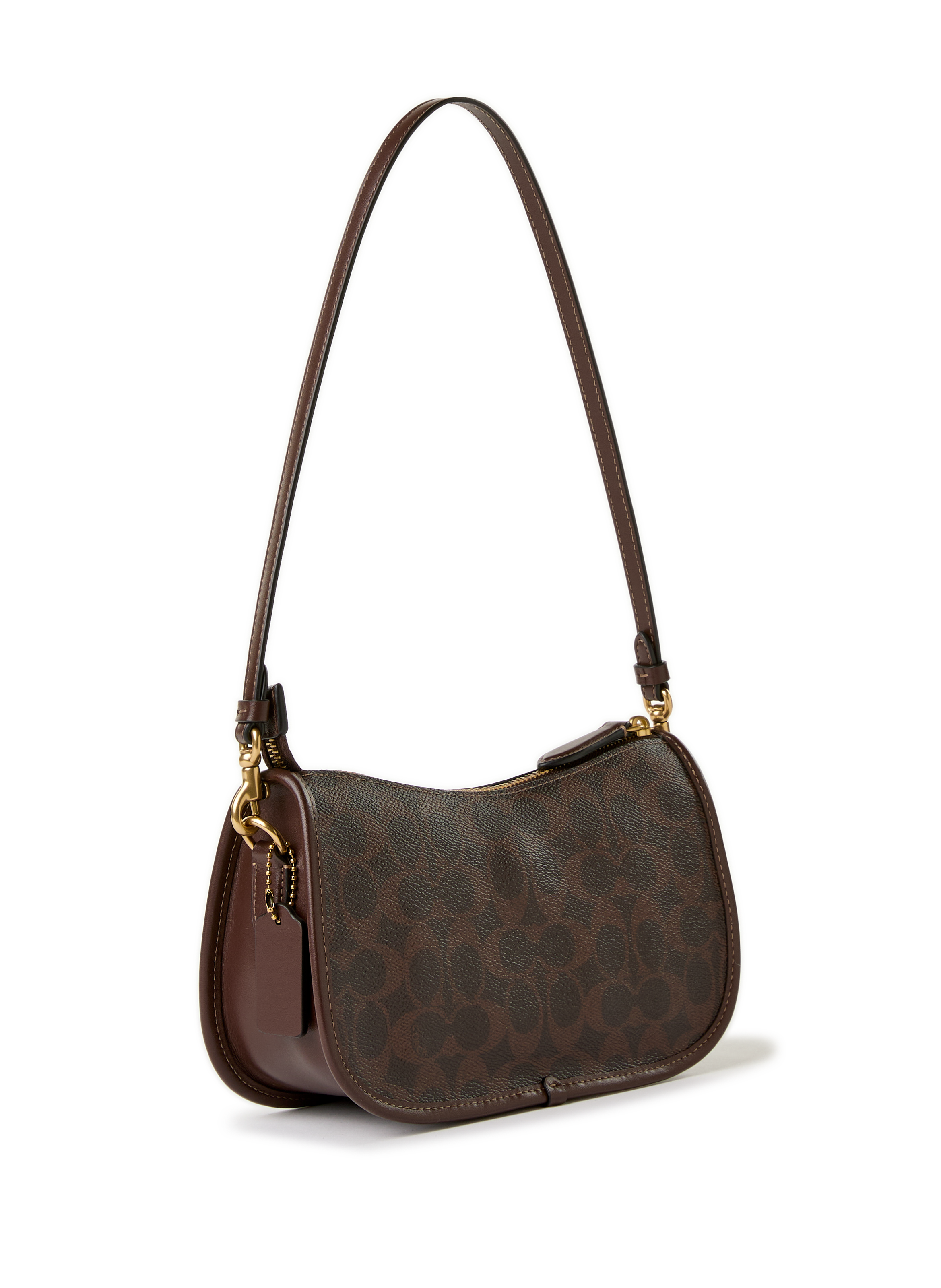 Sac Waverly en toile Exclusive COACH Marron