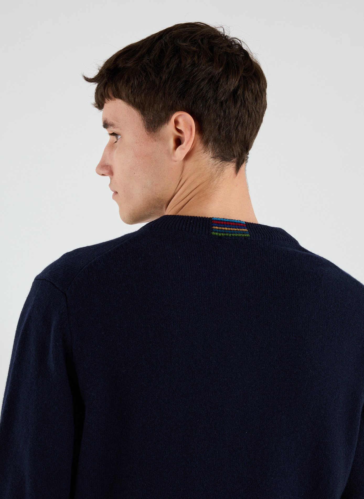 Cardigan en laine mérinos PAUL SMITH Bleu