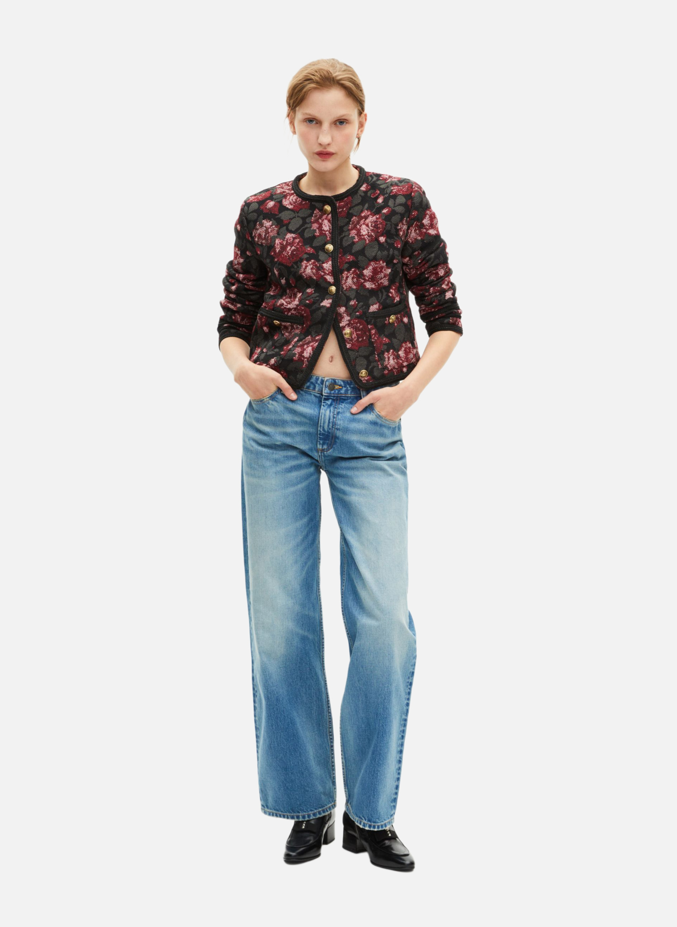 Veste en jacquard THE KOOPLES Noir