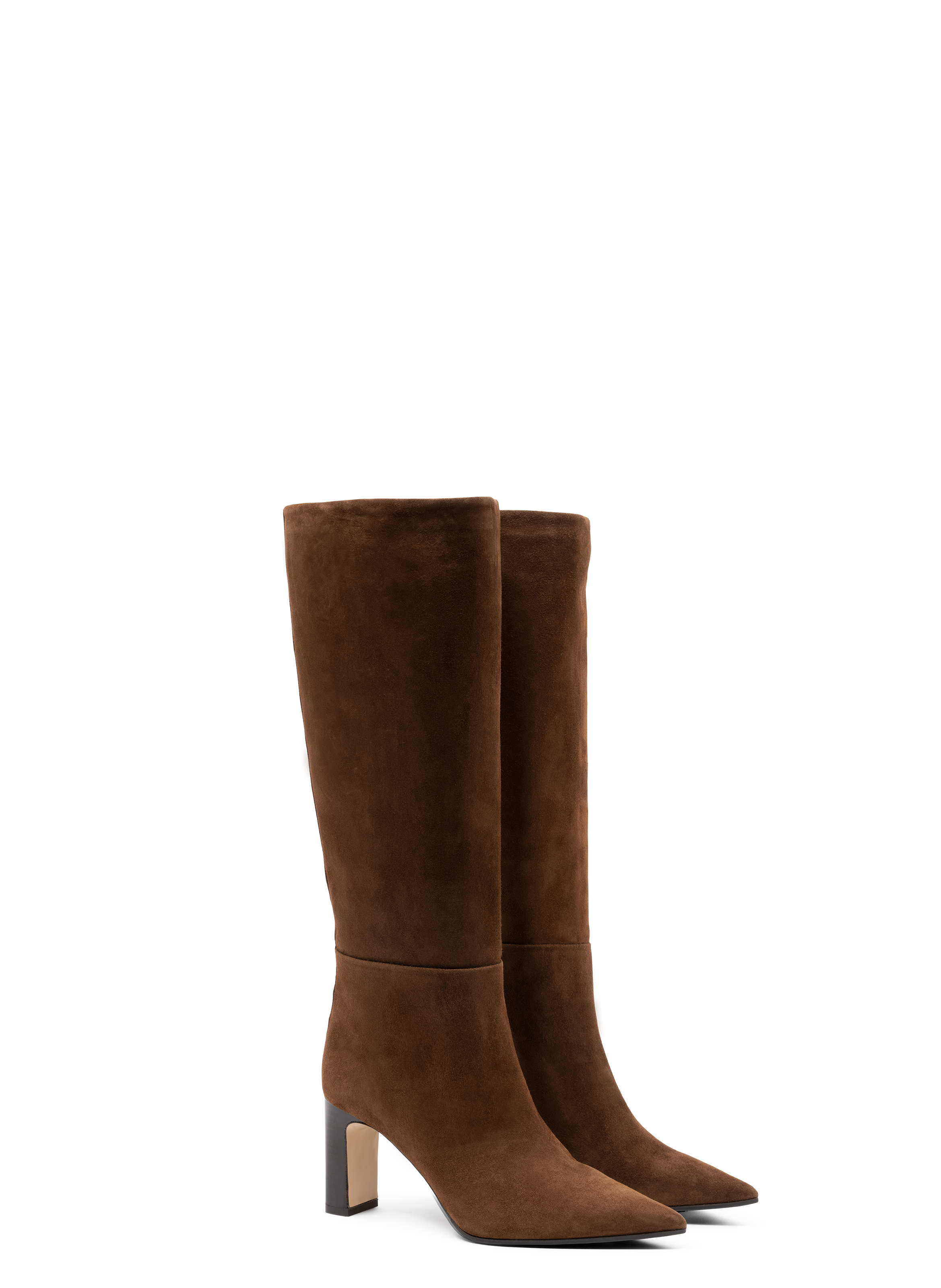 Bottes pepito en chevre velours PARALLELE Marron