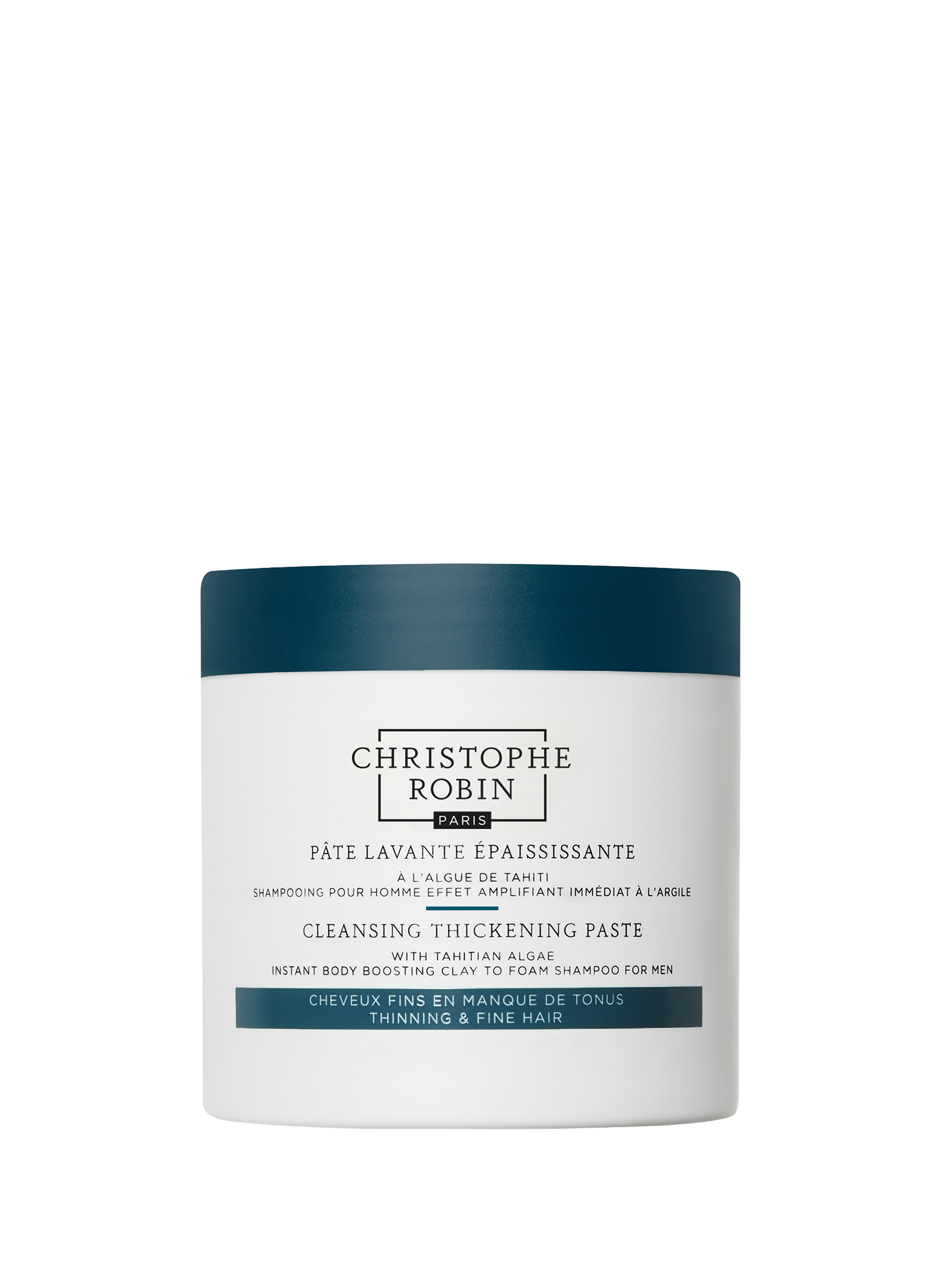 CHRISTOPHE ROBIN Pâte lavante épaississante à l'algue de tahiti No color