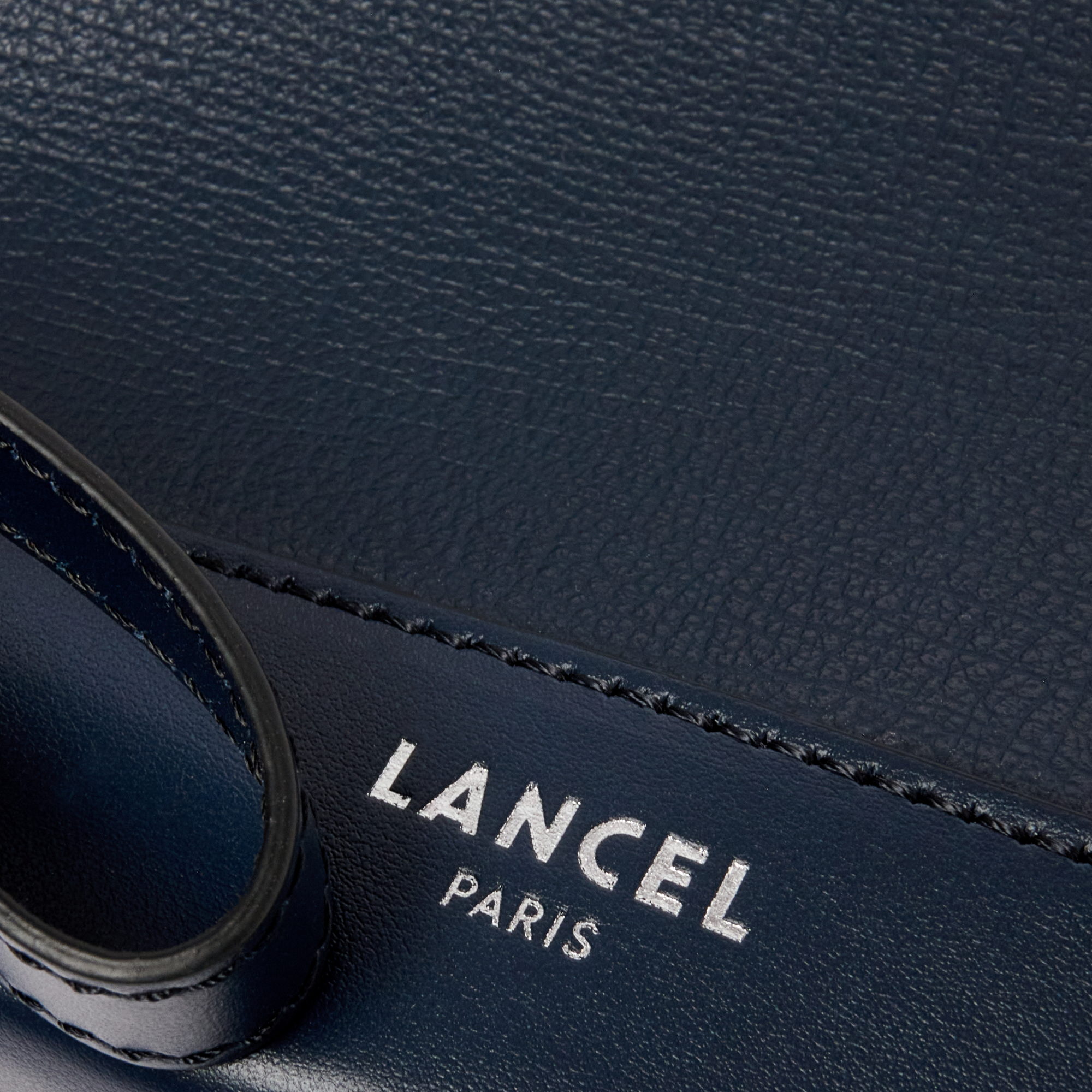 Pochette zippée s milo de lancel en cuir LANCEL Bleu