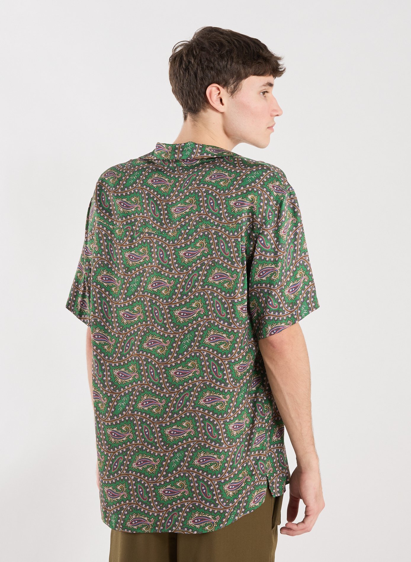 The Paisley Shirt DROLE DE MONSIEUR Green