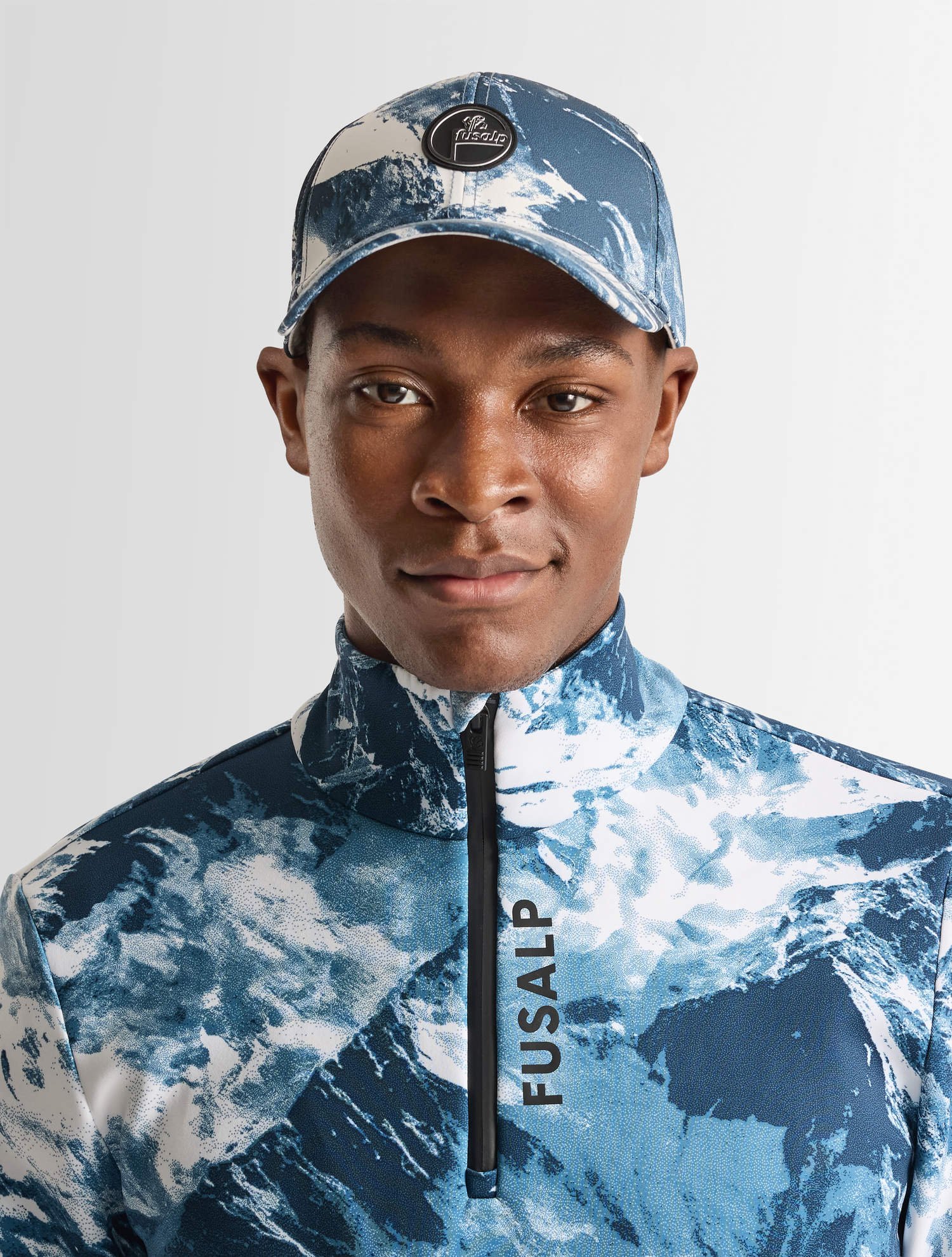 Casquette mountn coupe regular FUSALP Bleu