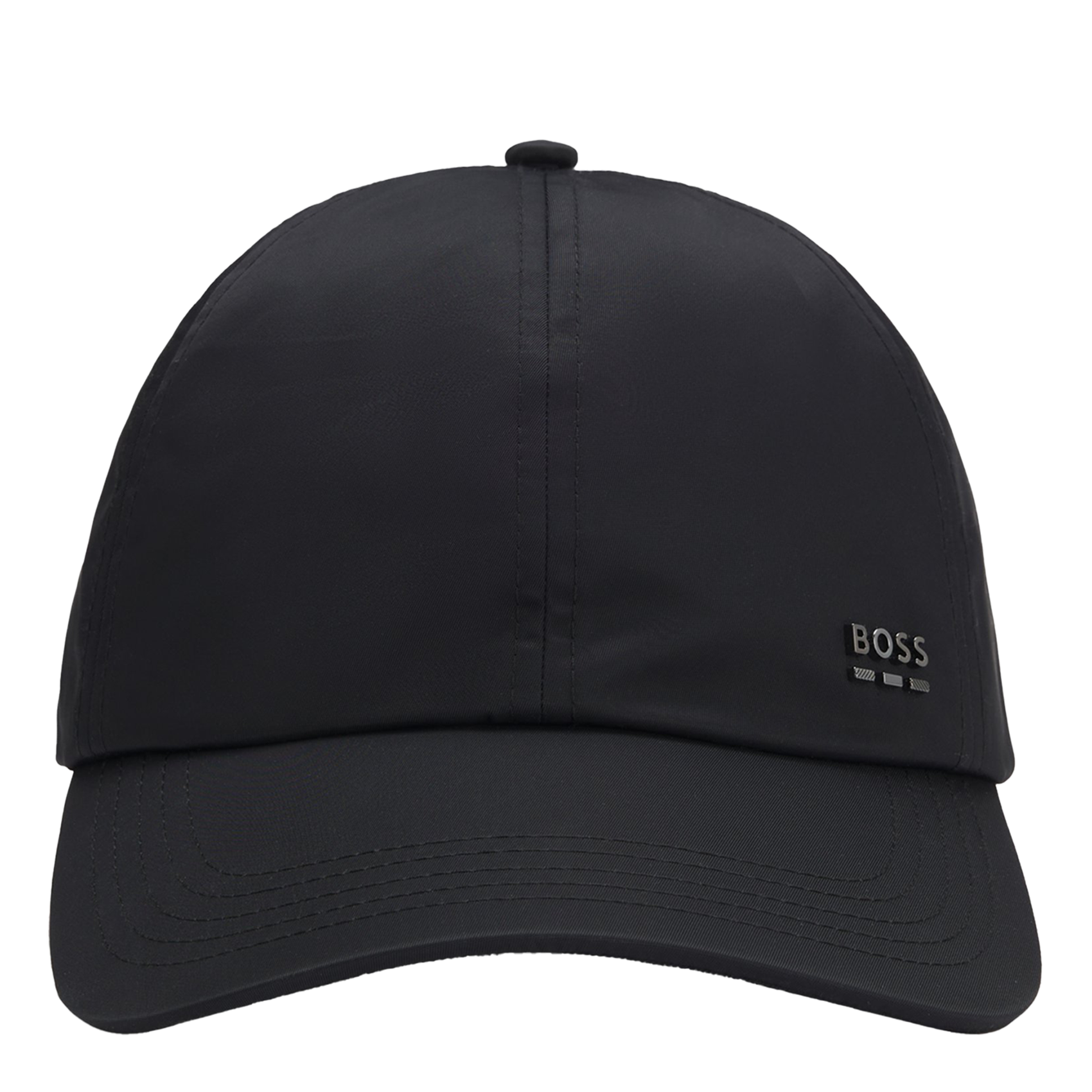 Casquette unie à logo BOSS Noir