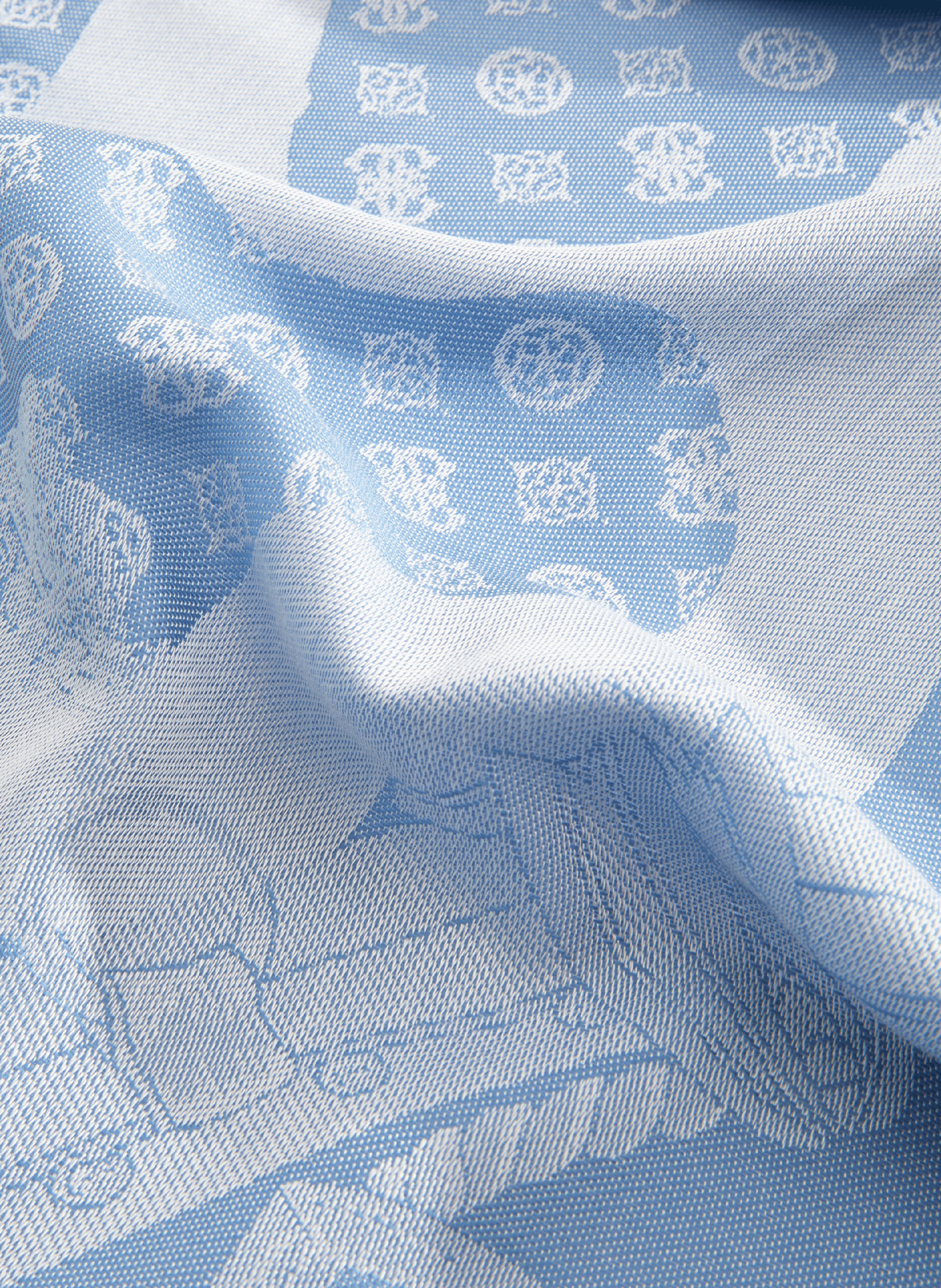 Foulard imprimé logo Dita GUESS Bleu