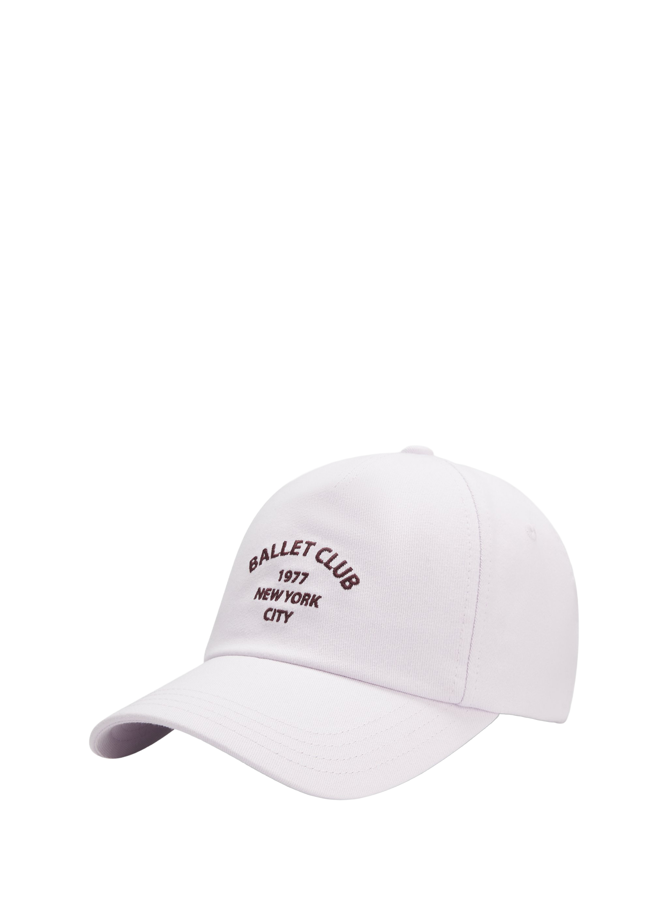 Casquette brodée en coton BOSS Violet