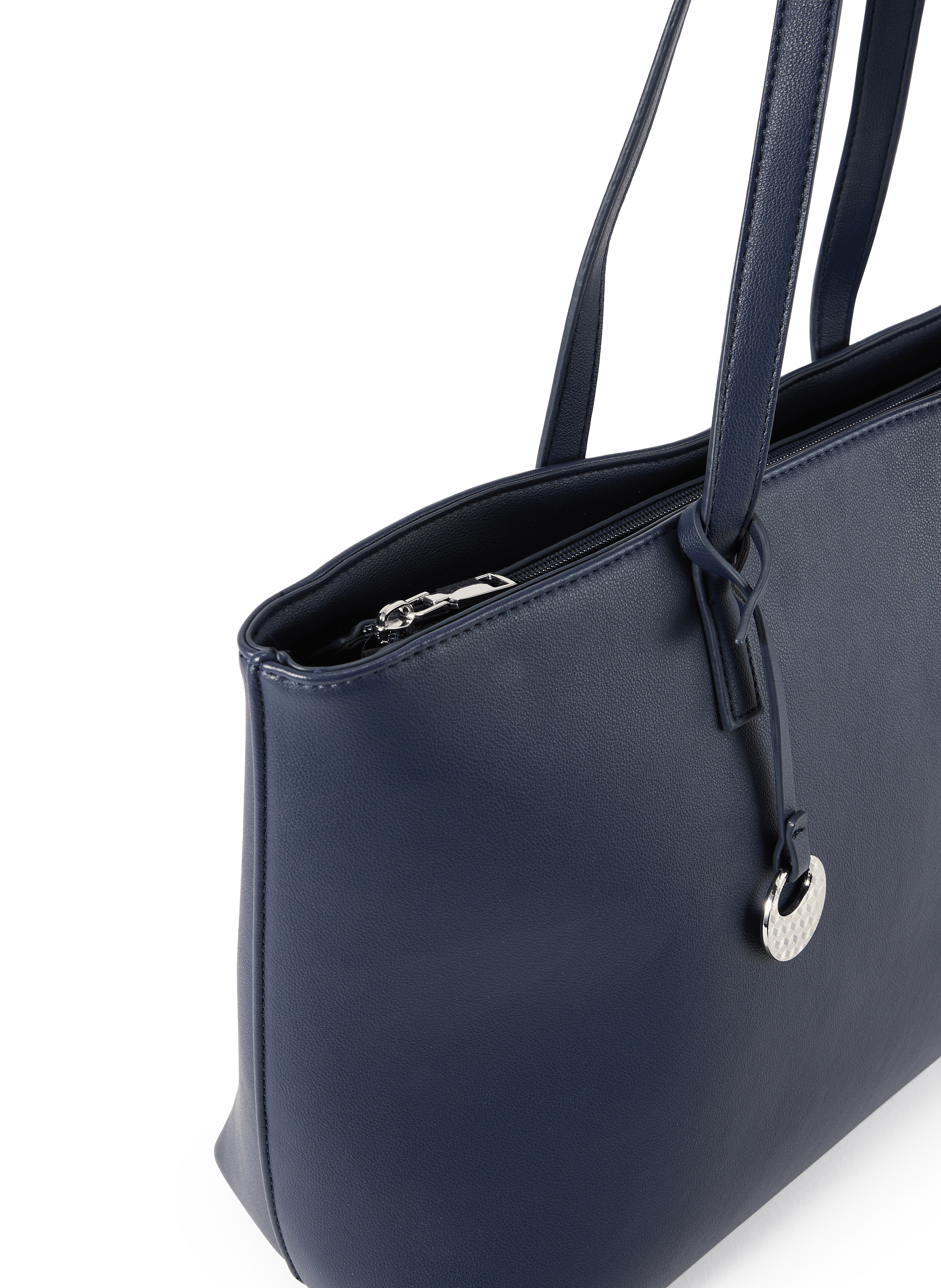 Tote bag in faux leather AU PRINTEMPS PARIS Blue