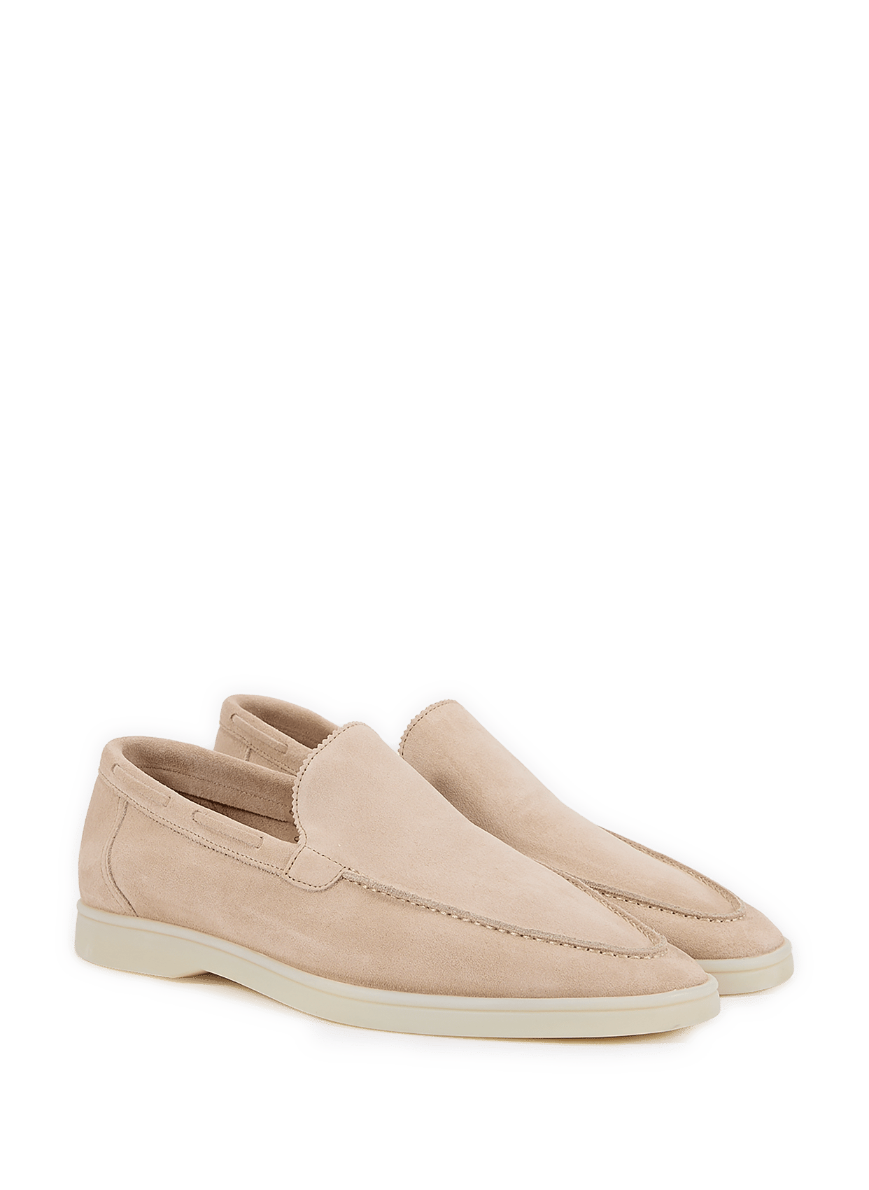 Mocassins en cuir suédé AURELIEN Beige