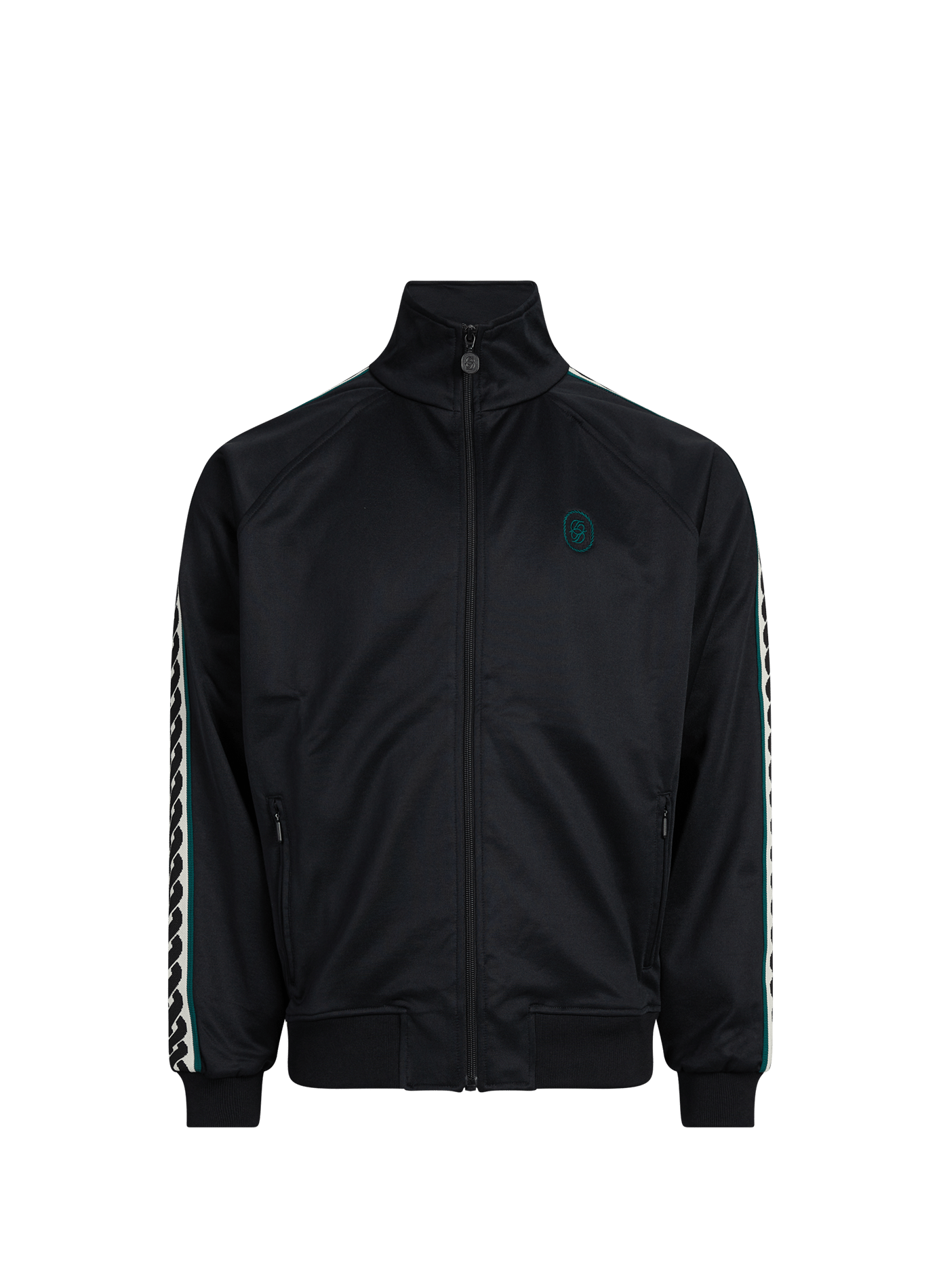 Veste zippée à col montant DROLE DE MONSIEUR Black