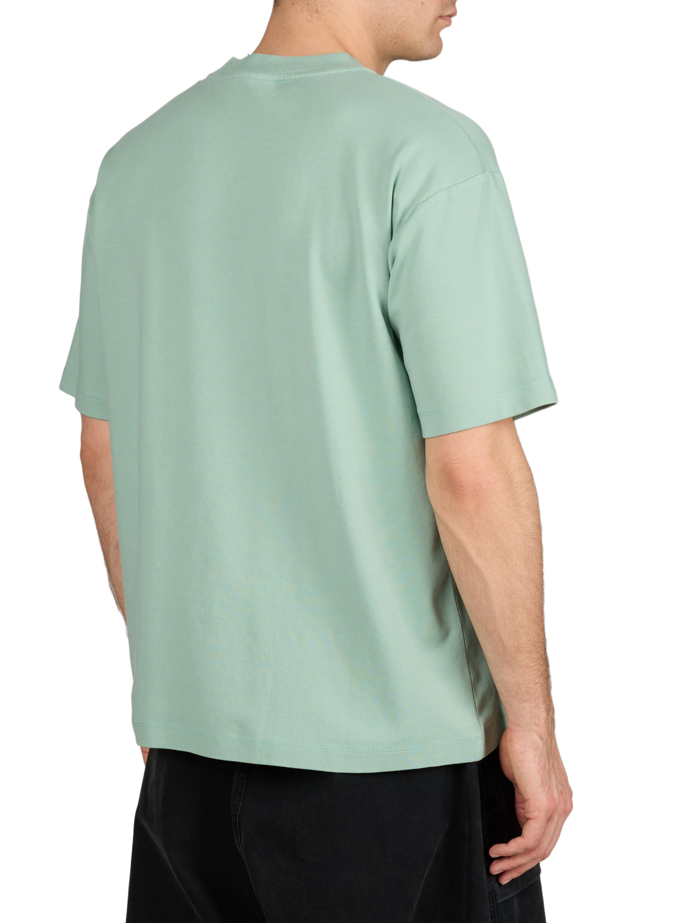 T-shirt imprimé col rond en coton DROLE DE MONSIEUR Vert