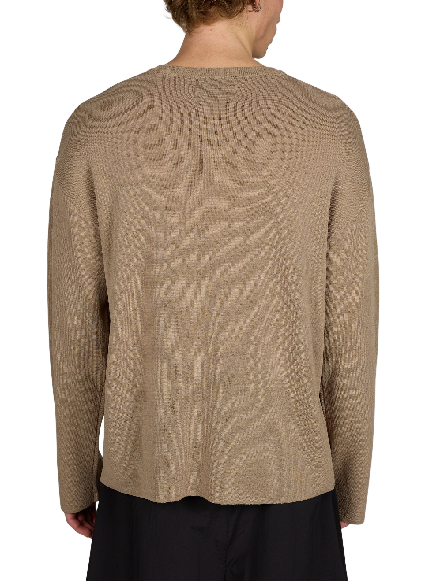 Pull droit col rond  MERELY MADE Beige