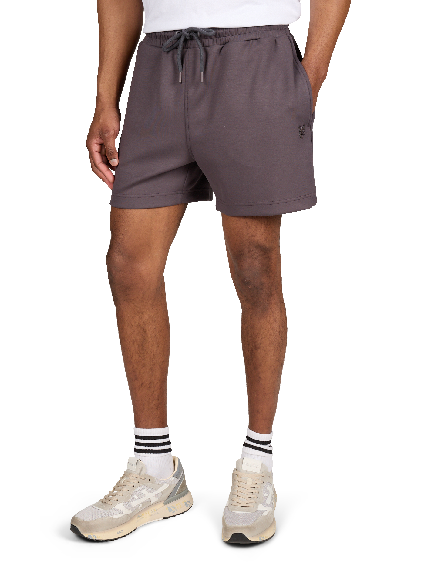 Short uni avec cordons LYLE & SCOTT Gris