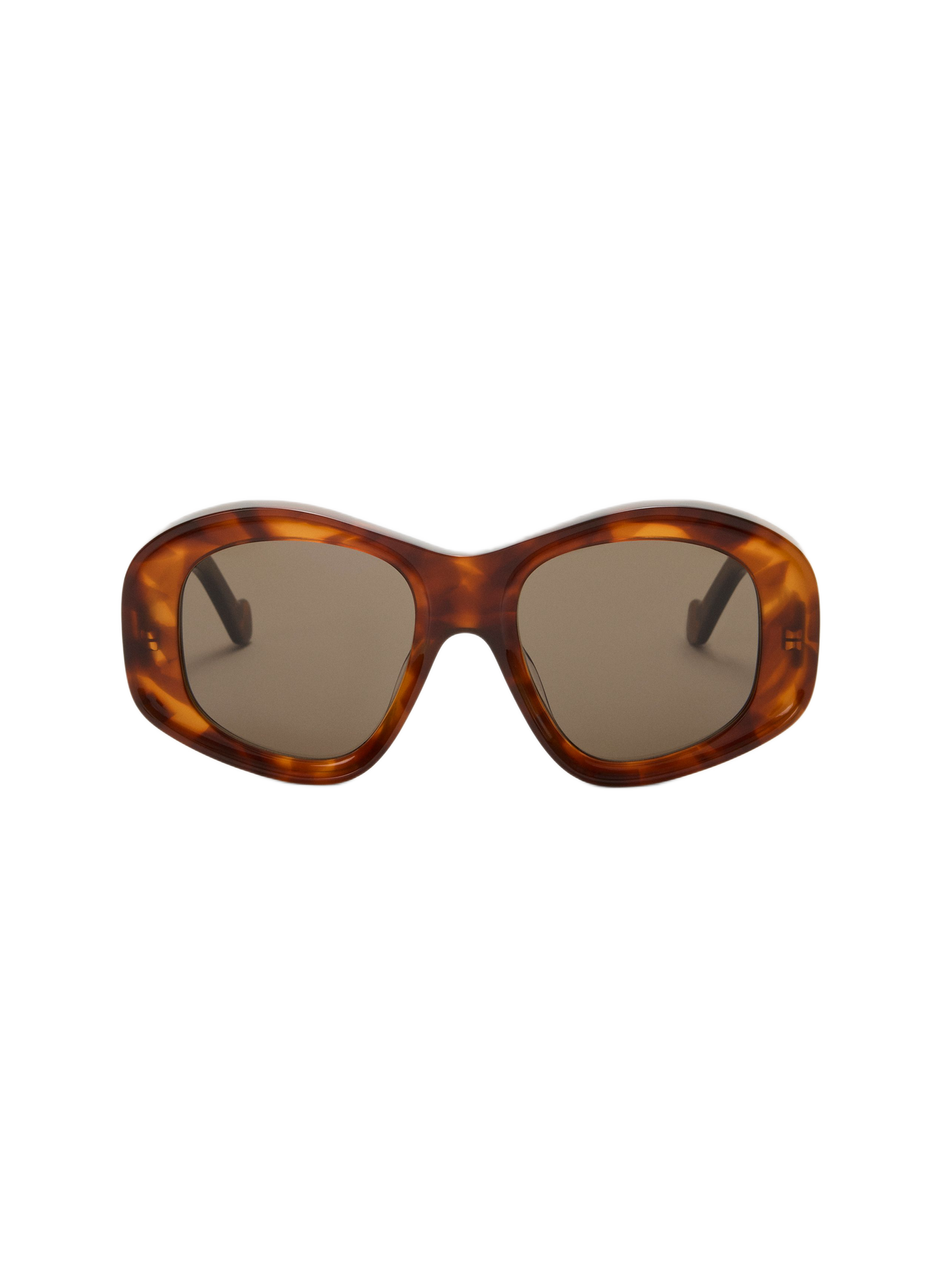 Lunettes de soleil Beveled Pentagon LOEWE Marron