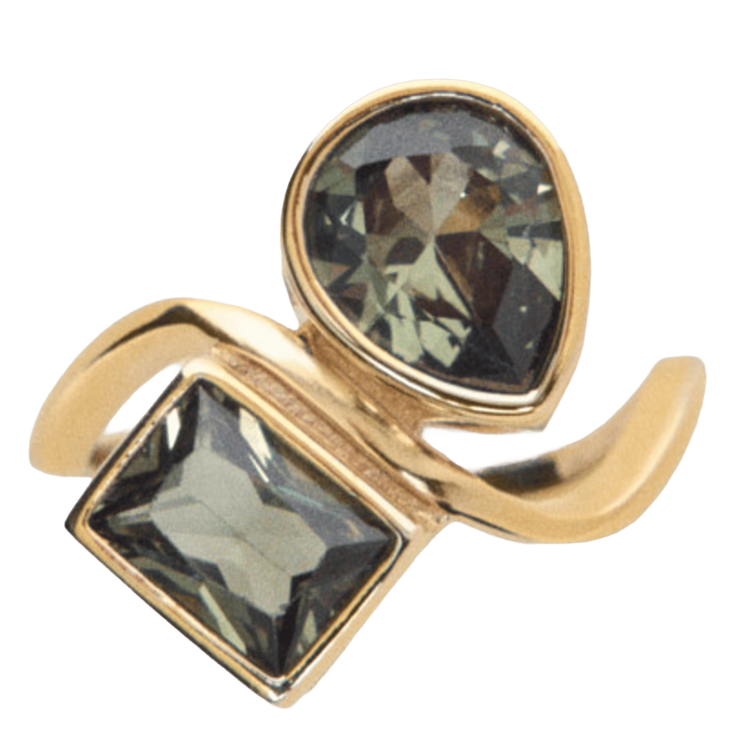 Bague en laiton MAJE Doré