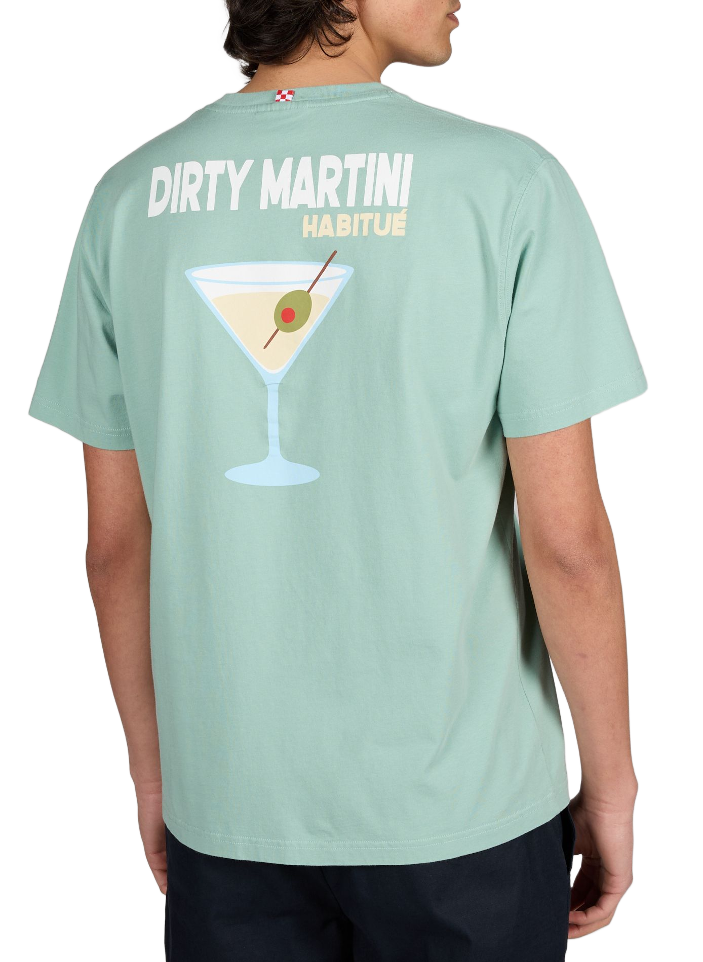 Straight cotton t-shirt MC2 SAINT BARTH Green