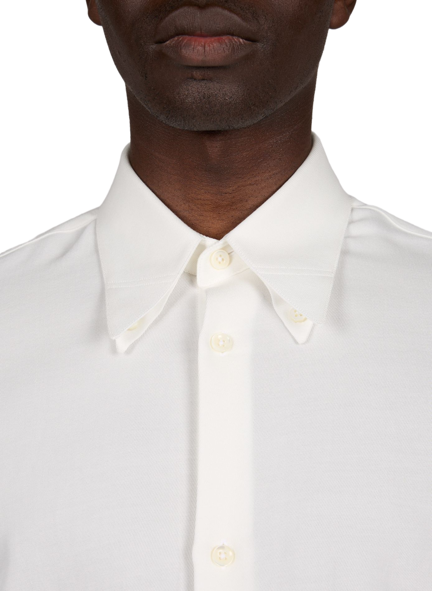 Straight cut classic collar shirt SEAN SUEN White