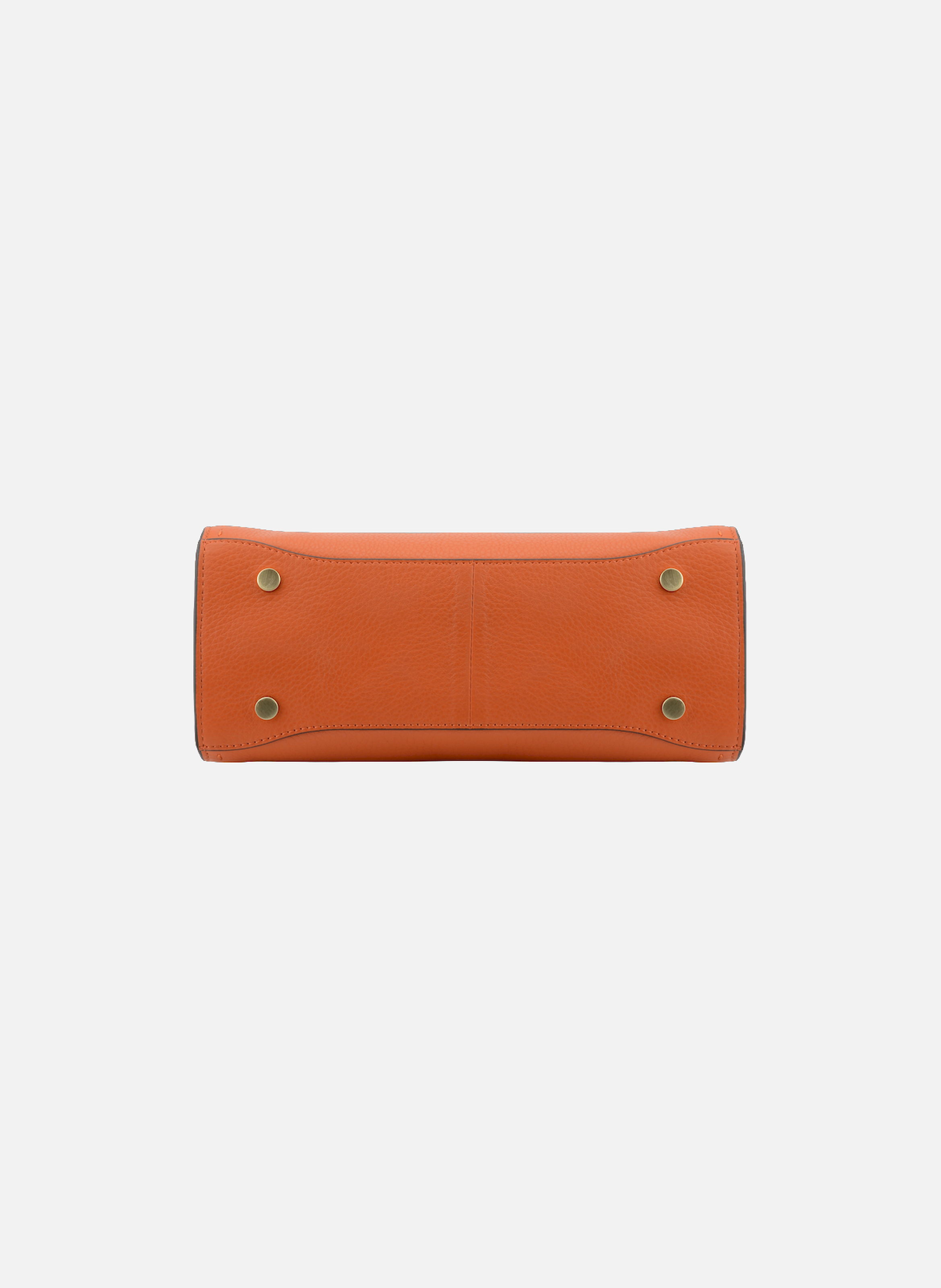 Trianon | sac à main micro en cuir de vachette POURCHET Orange