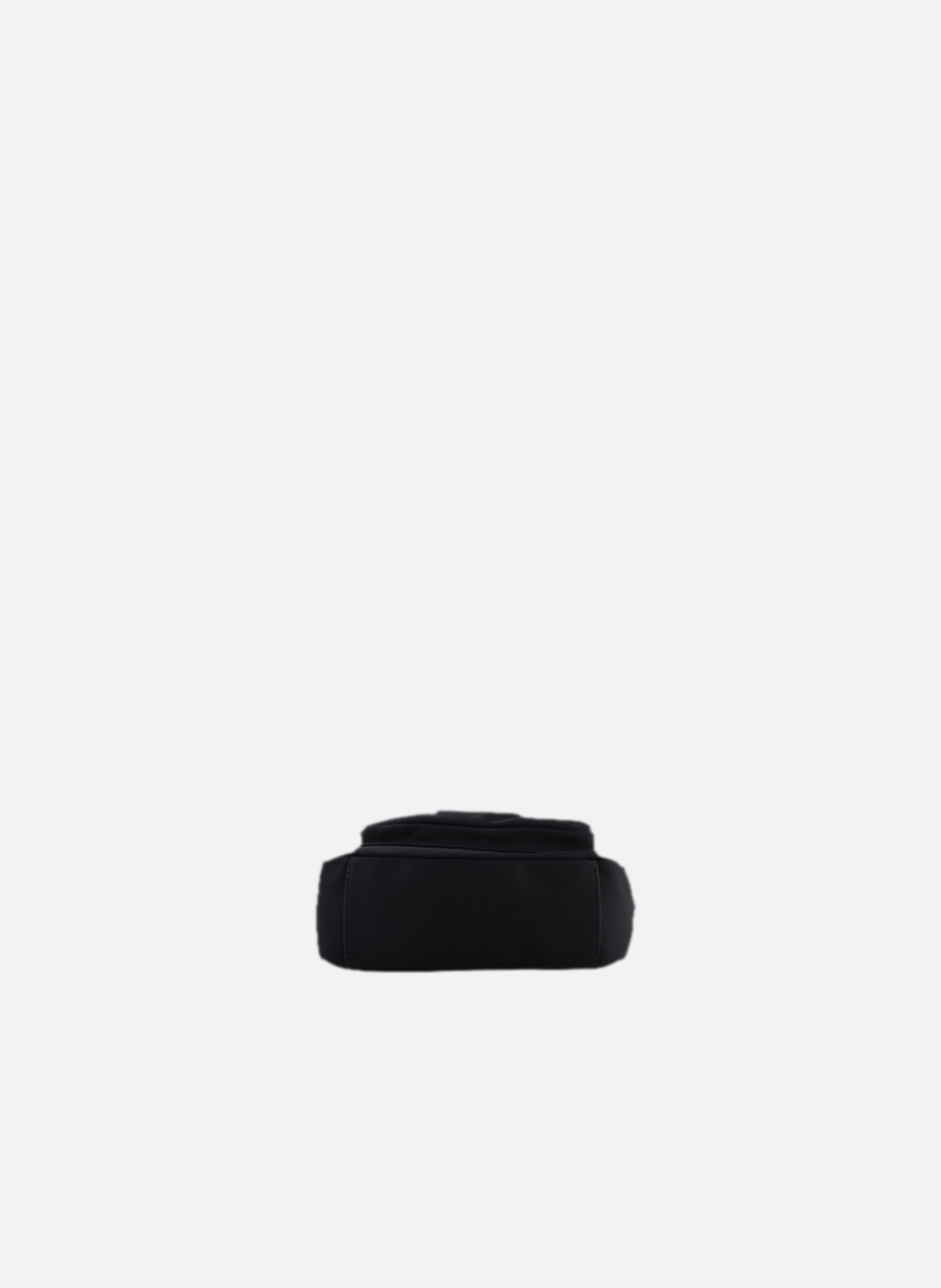 Escale | sac porté travers en toile garnie cuir POURCHET Noir