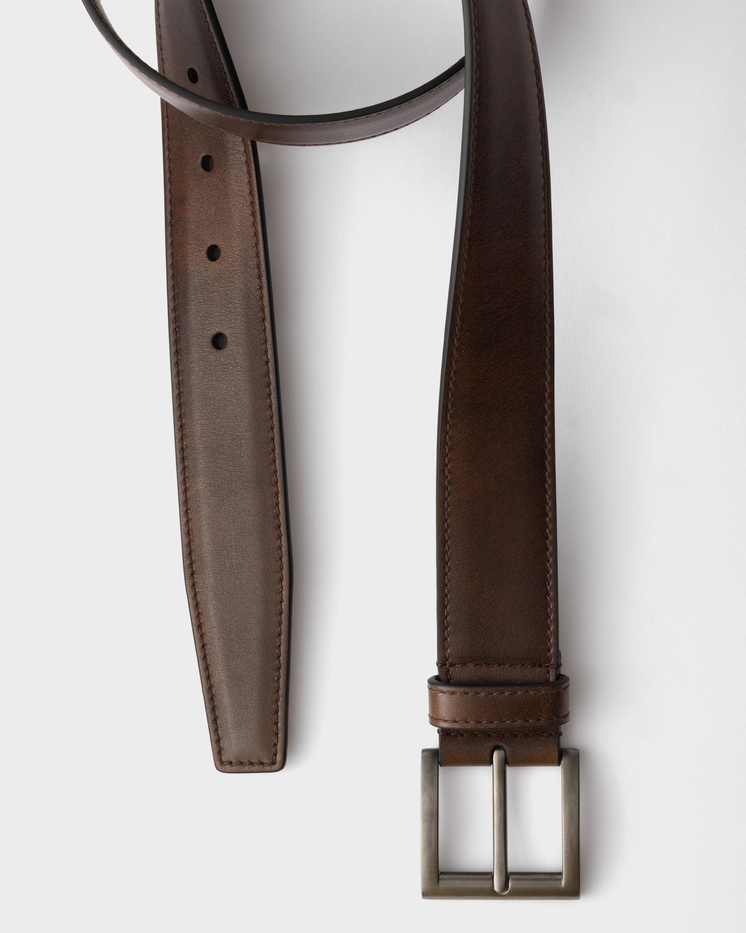 Ceinture en cuir PRADA Marron