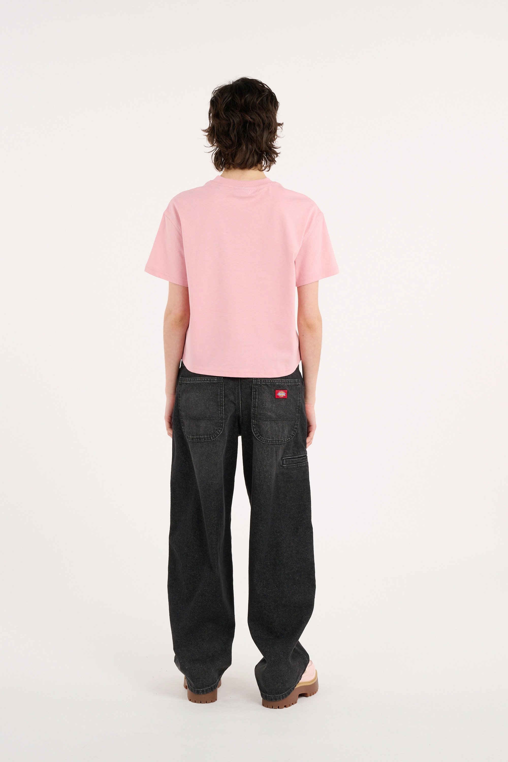 T-shirt oakport boxy DICKIES Rose