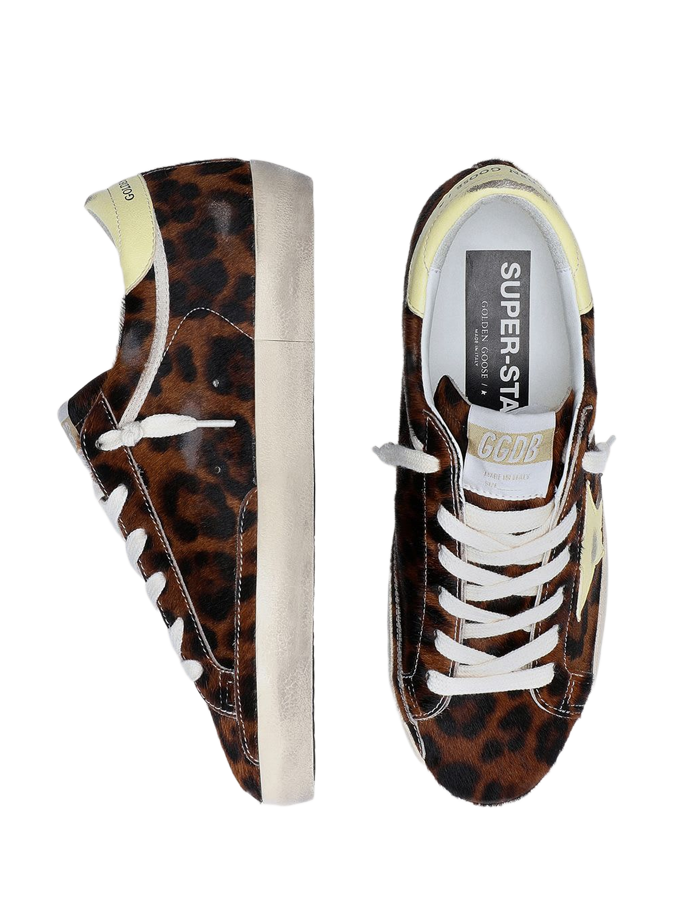 Low-top leather sneakers GOLDEN GOOSE Multicolour